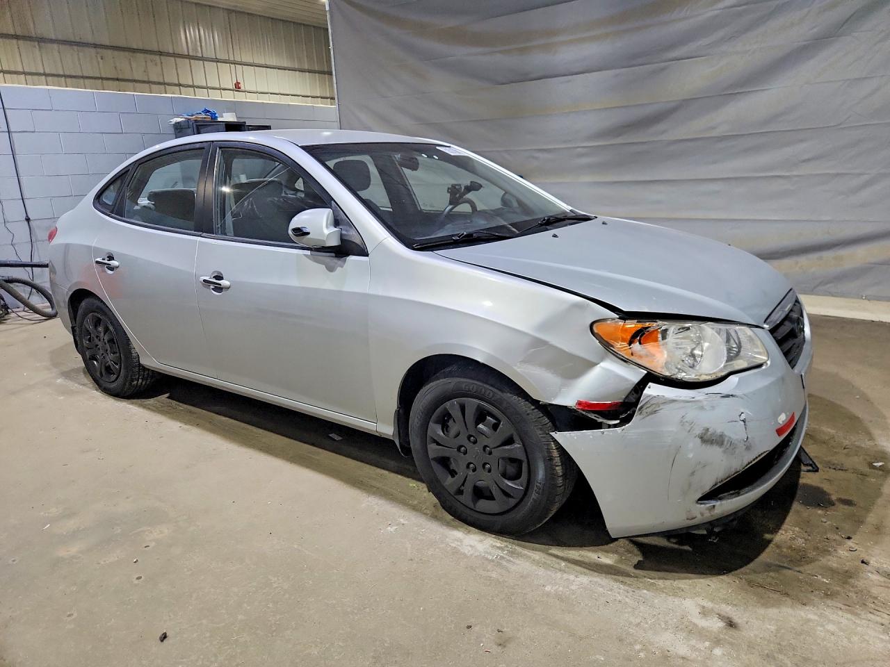 2009 Hyundai Elantra Gls Silver vin: KMHDU46D89U748567