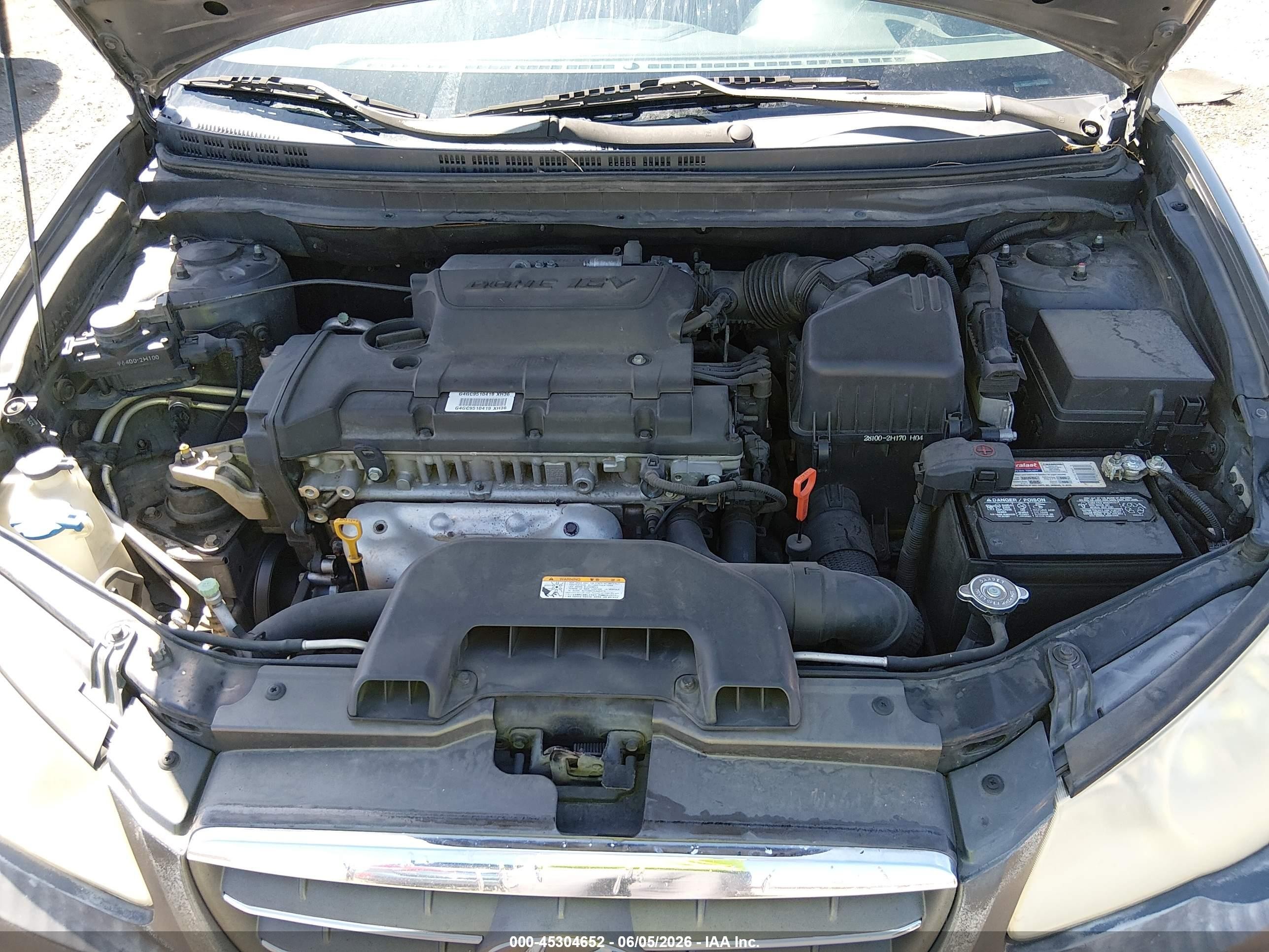 2009 Hyundai Elantra Gls Gray vin: KMHDU46D89U749895