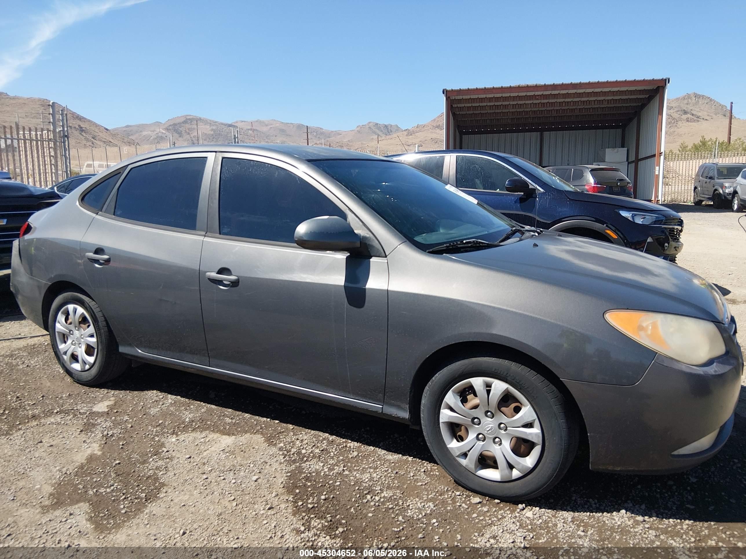 2009 Hyundai Elantra Gls Gray vin: KMHDU46D89U749895