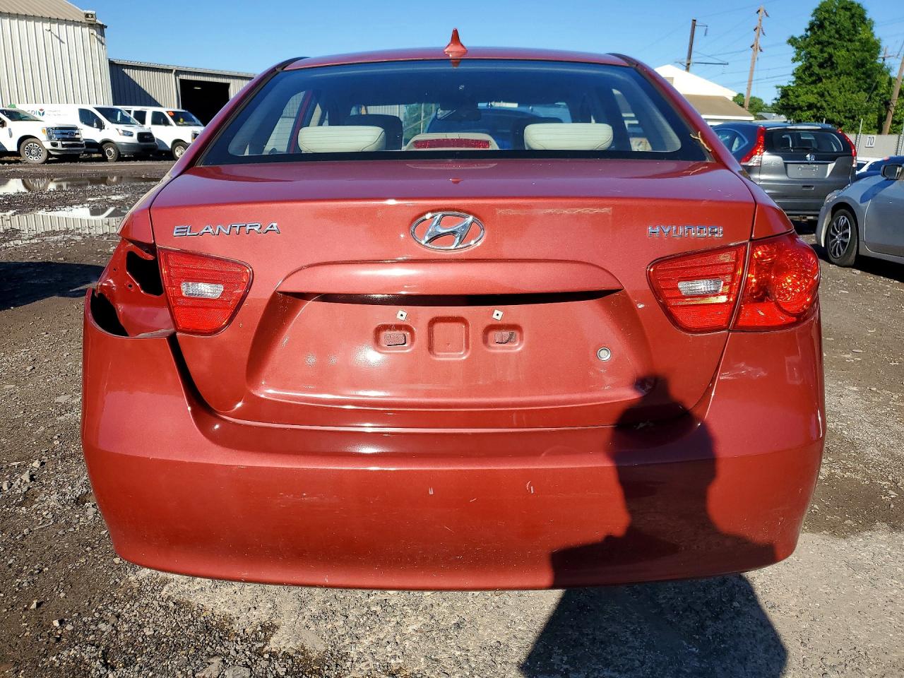 2009 Hyundai Elantra Gls Темно-бордовый vin: KMHDU46D89U788261