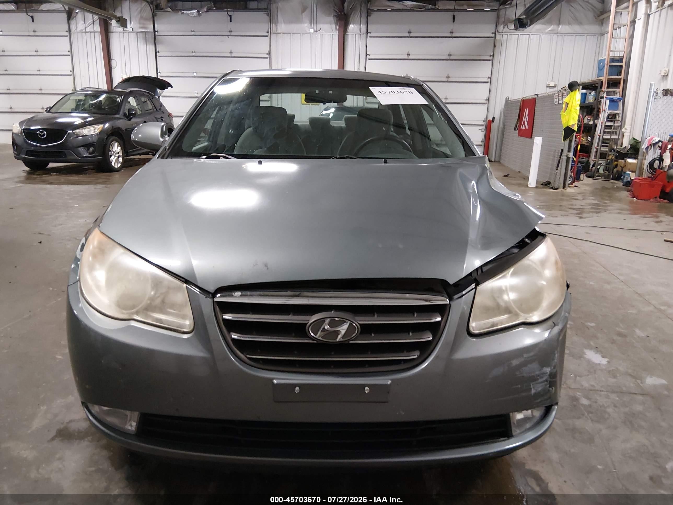 2009 Hyundai Elantra Gls Gray vin: KMHDU46D89U790169