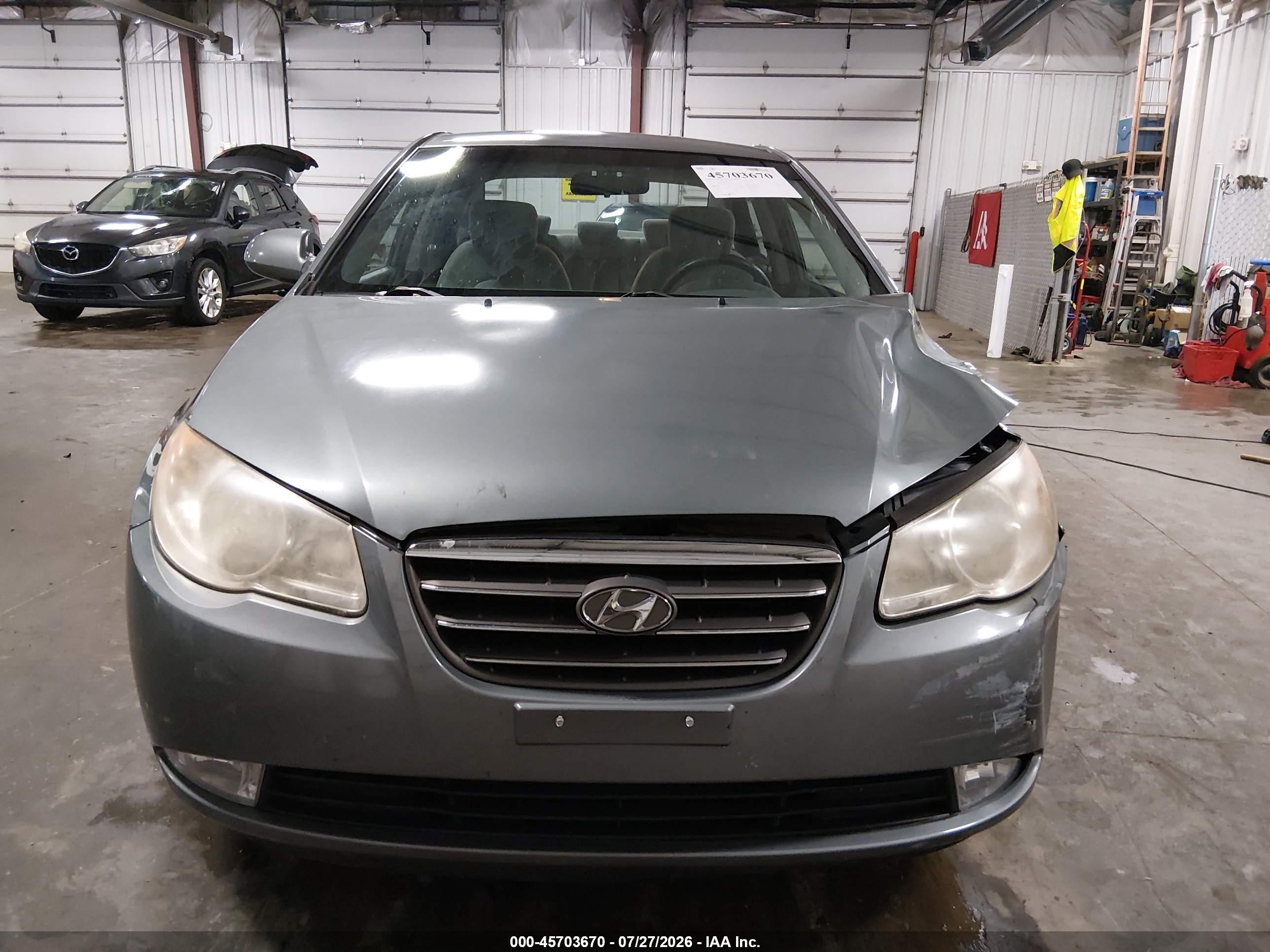 2009 Hyundai Elantra Gls Gray vin: KMHDU46D89U790169