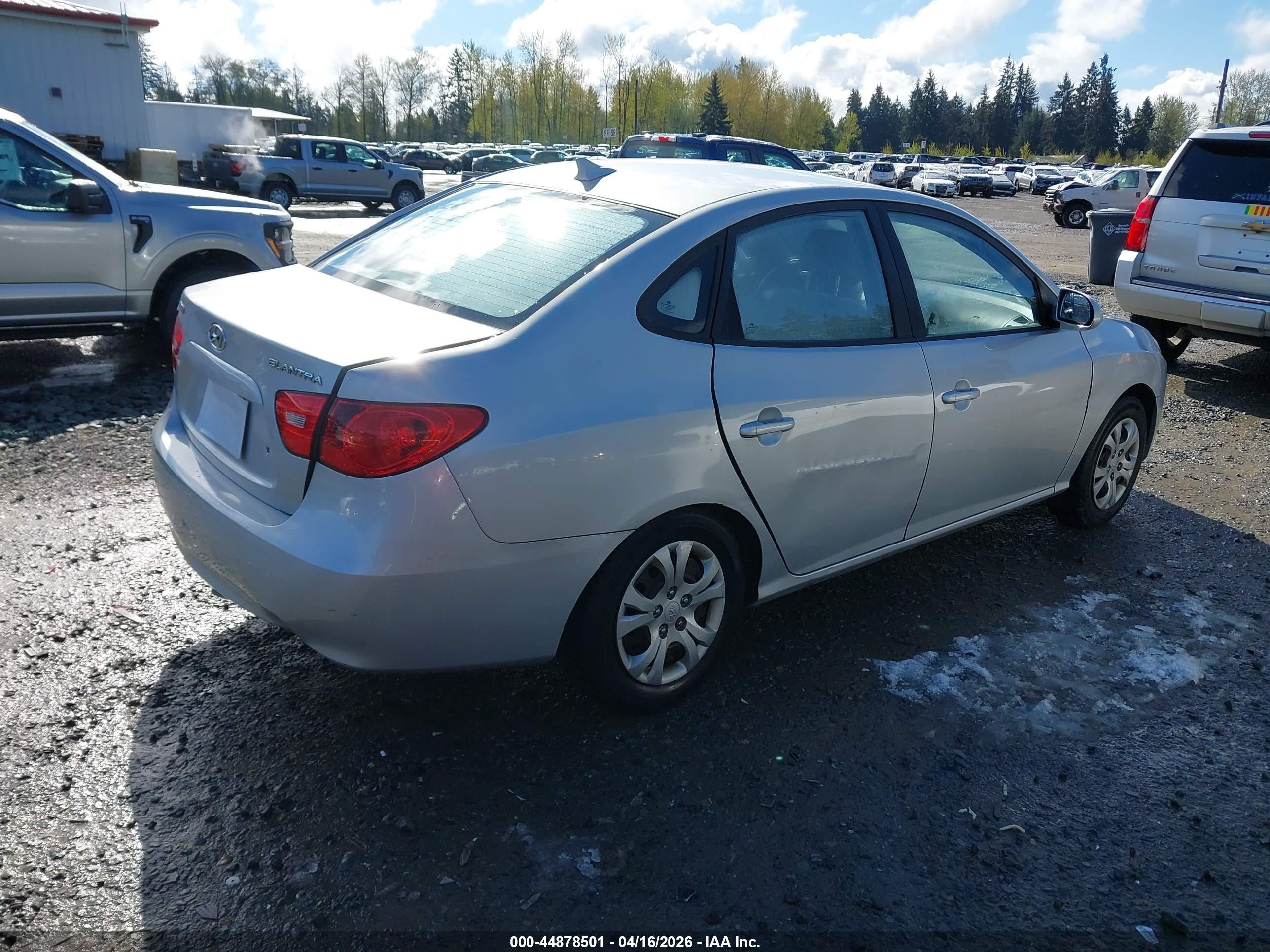 2009 Hyundai Elantra Gls Gray vin: KMHDU46D89U797767