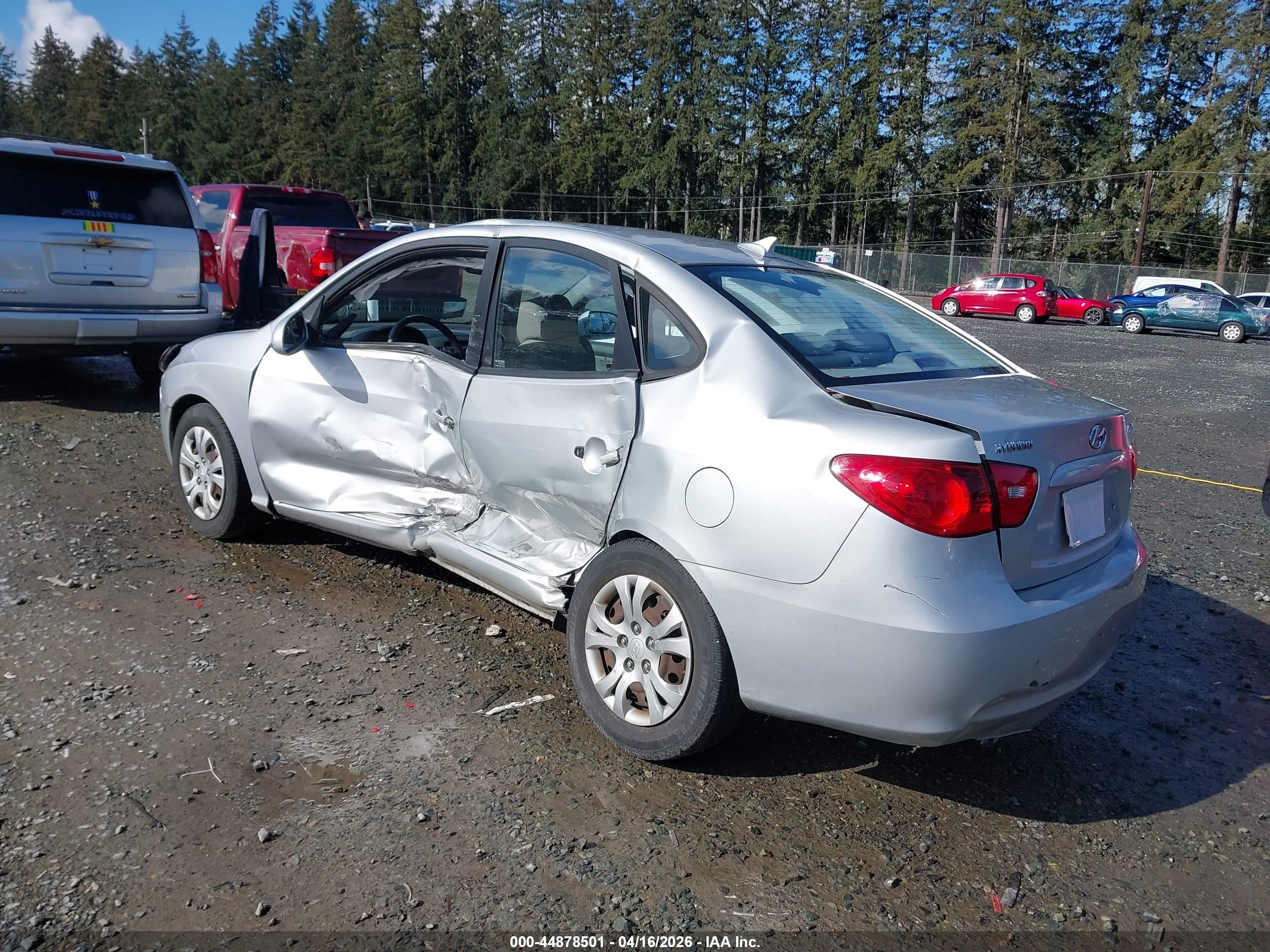 2009 Hyundai Elantra Gls Gray vin: KMHDU46D89U797767