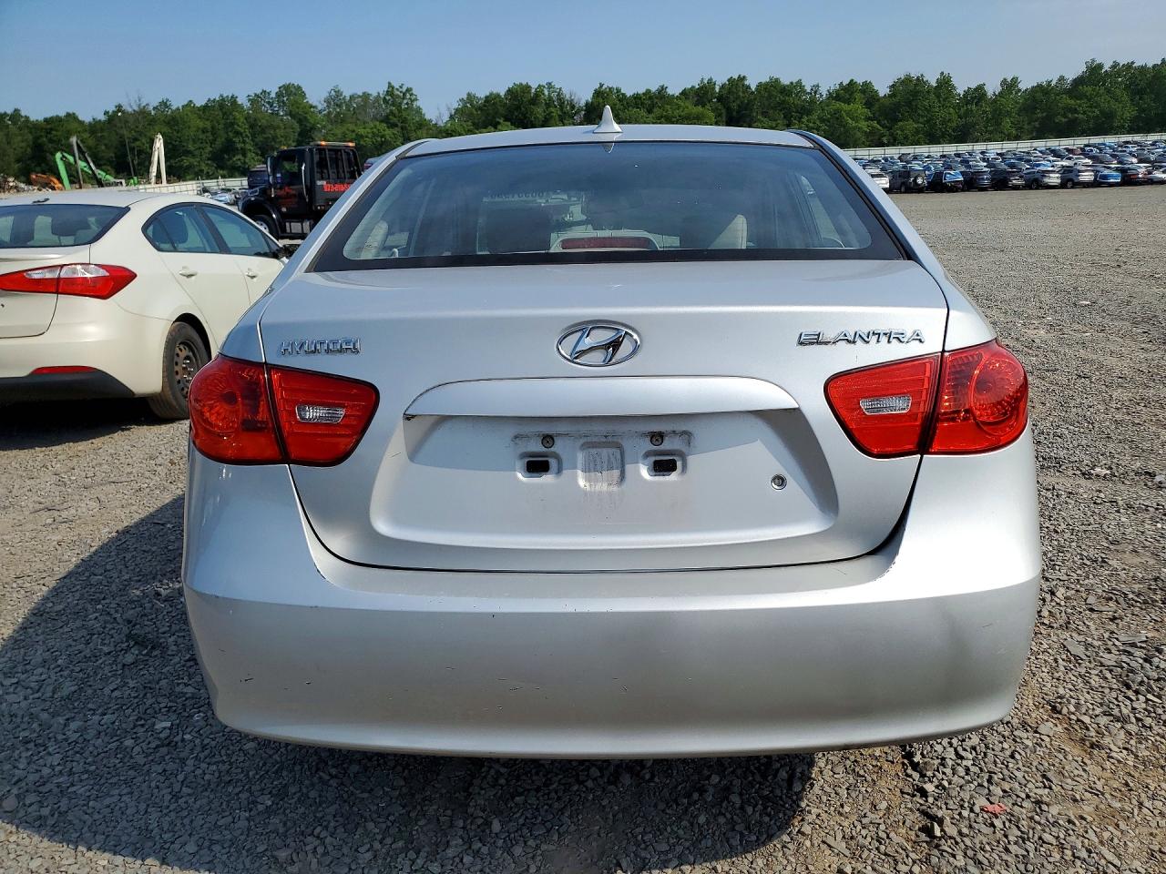2009 Hyundai Elantra Gls Серебряный vin: KMHDU46D89U805950