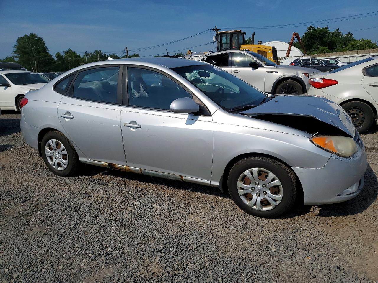 2009 Hyundai Elantra Gls Серебряный vin: KMHDU46D89U805950