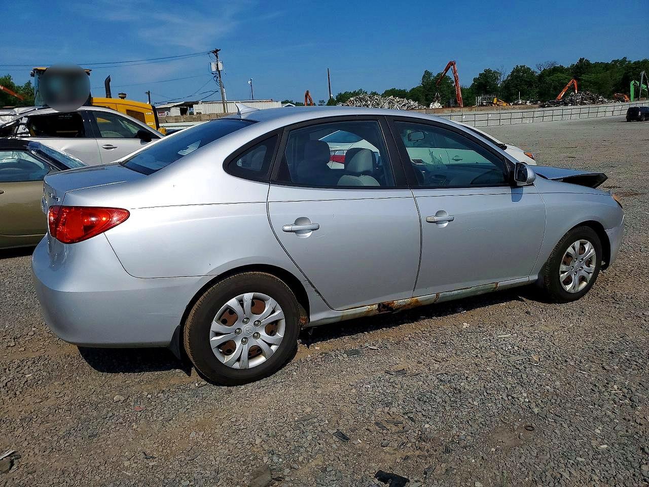 2009 Hyundai Elantra Gls Серебряный vin: KMHDU46D89U805950