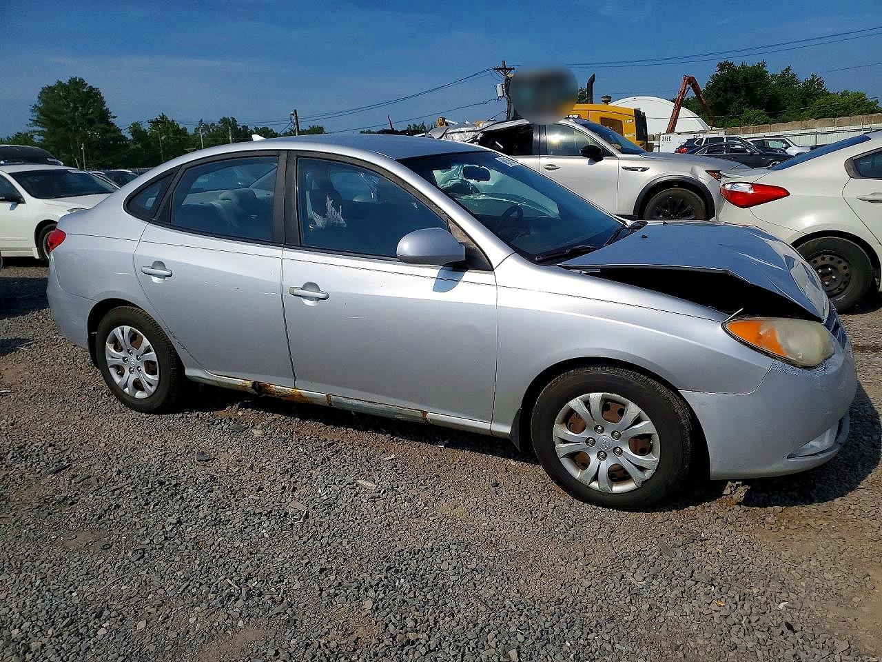 2009 Hyundai Elantra Gls Серебряный vin: KMHDU46D89U805950