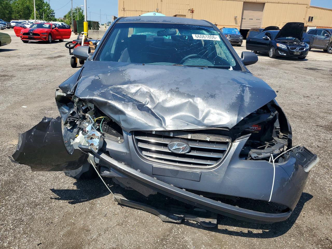 2007 Hyundai Elantra Gls Charcoal vin: KMHDU46D97U063149