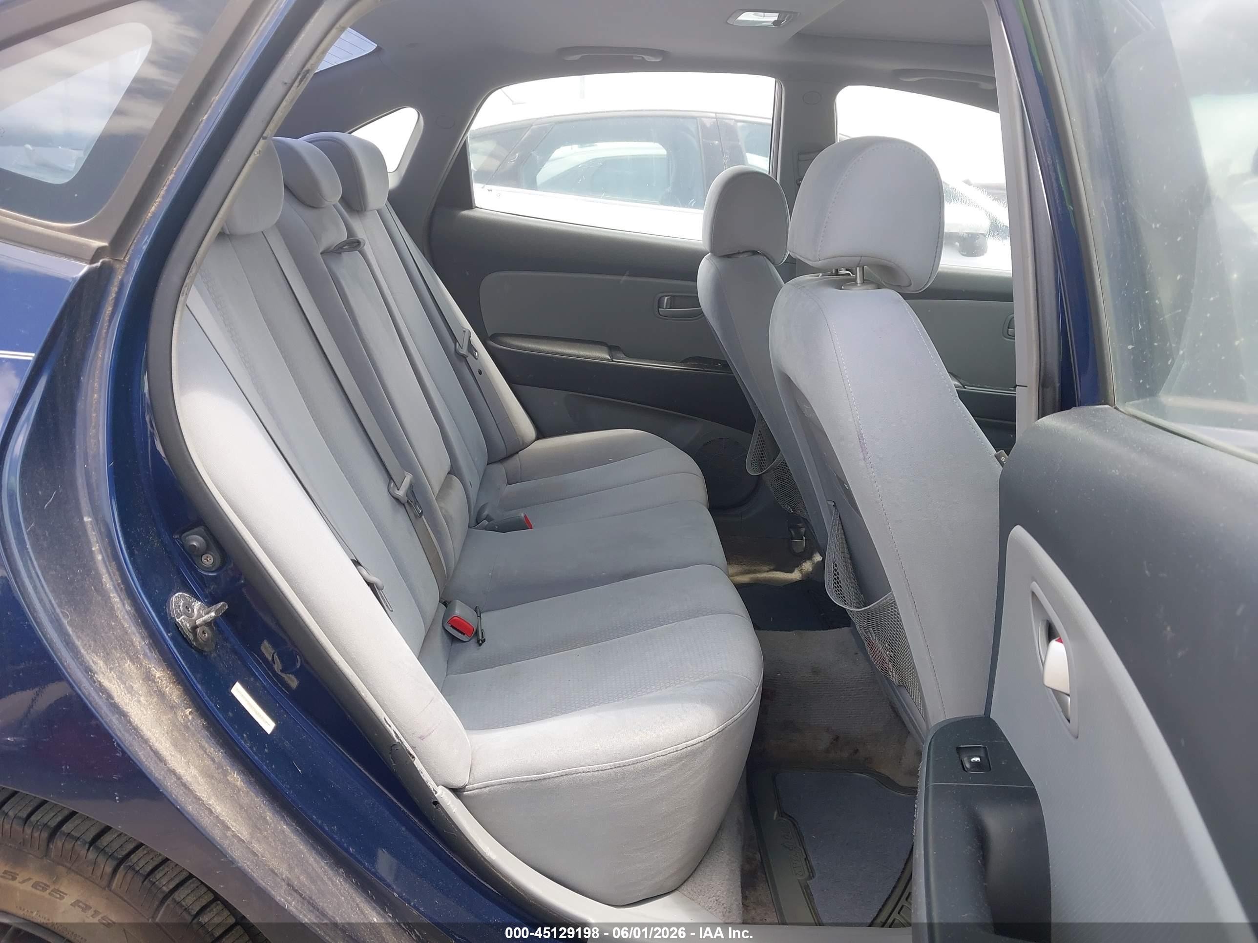 2007 Hyundai Elantra Gls/limited/se Dark Blue vin: KMHDU46D97U155829