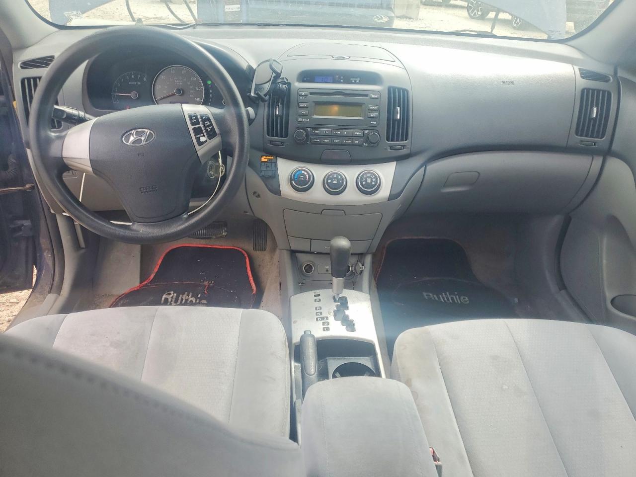 2007 Hyundai Elantra Gls Blue vin: KMHDU46D97U207170