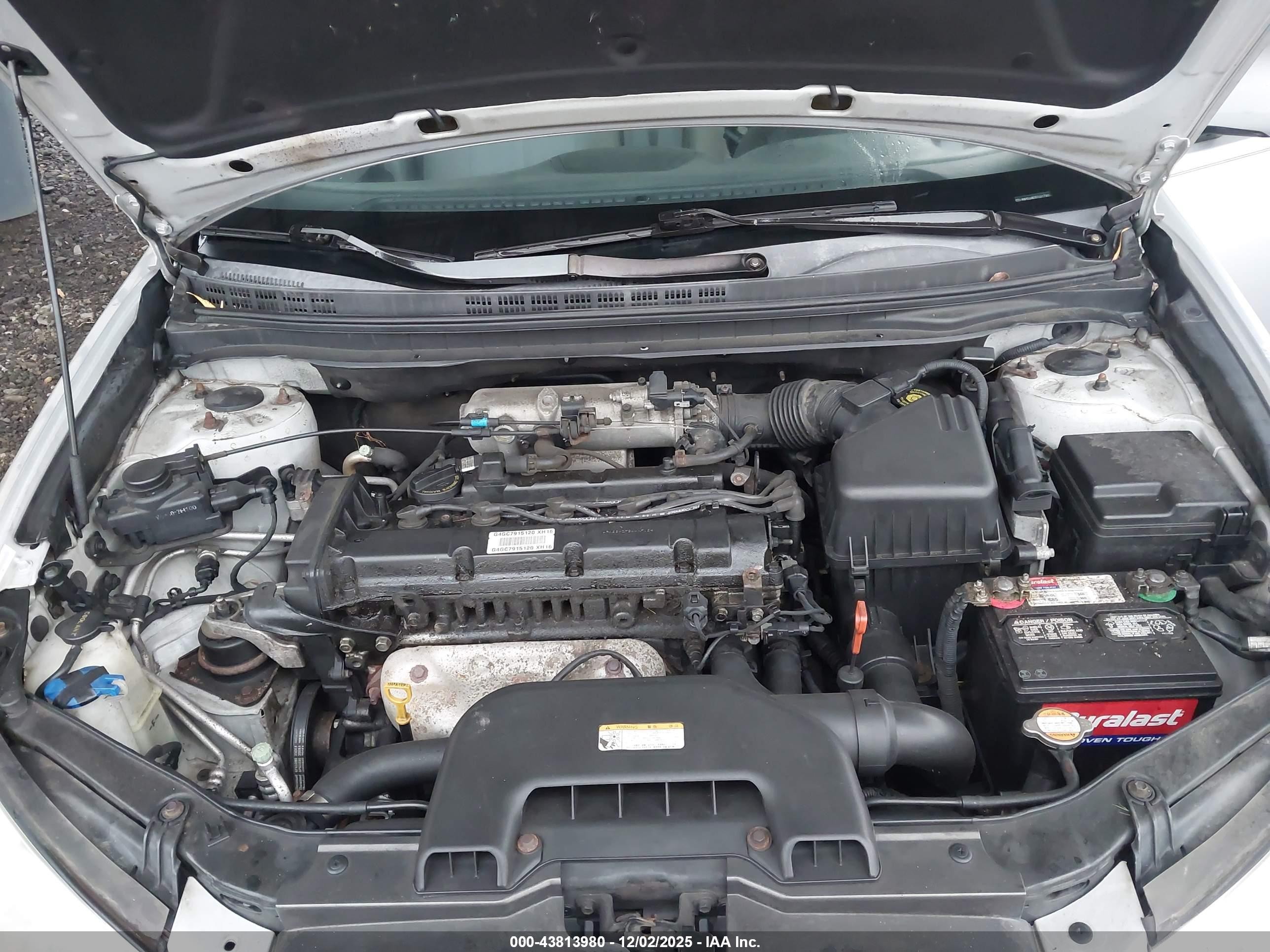 2007 Hyundai Elantra Gls/limited/se Серебряный vin: KMHDU46D97U217360