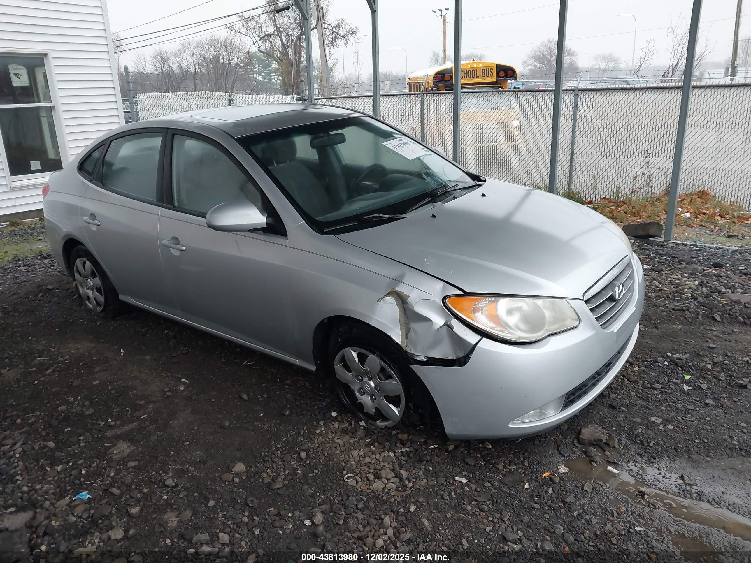 2007 Hyundai Elantra Gls/limited/se Silver vin: KMHDU46D97U217360