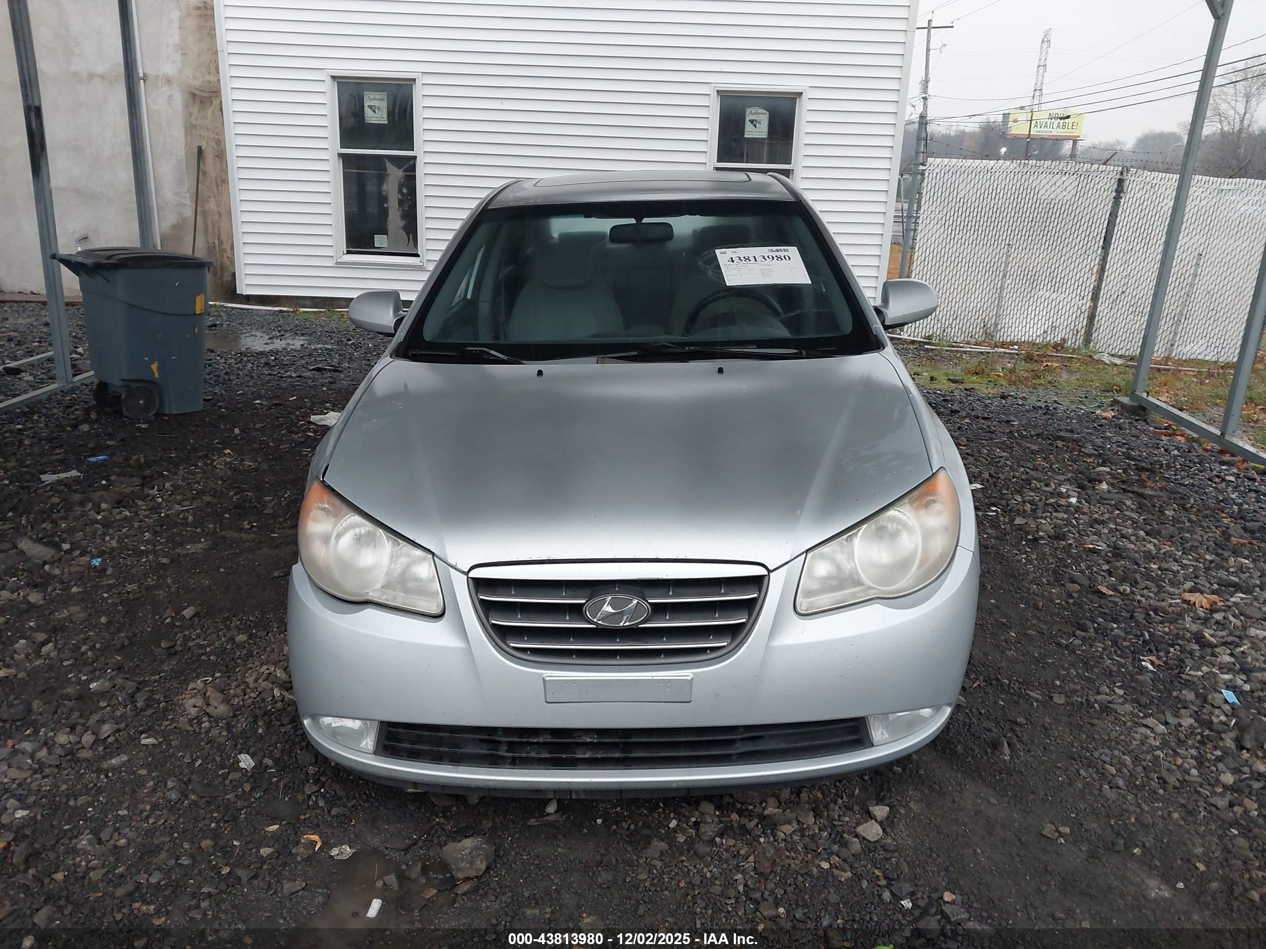 2007 Hyundai Elantra Gls/limited/se Серебряный vin: KMHDU46D97U217360