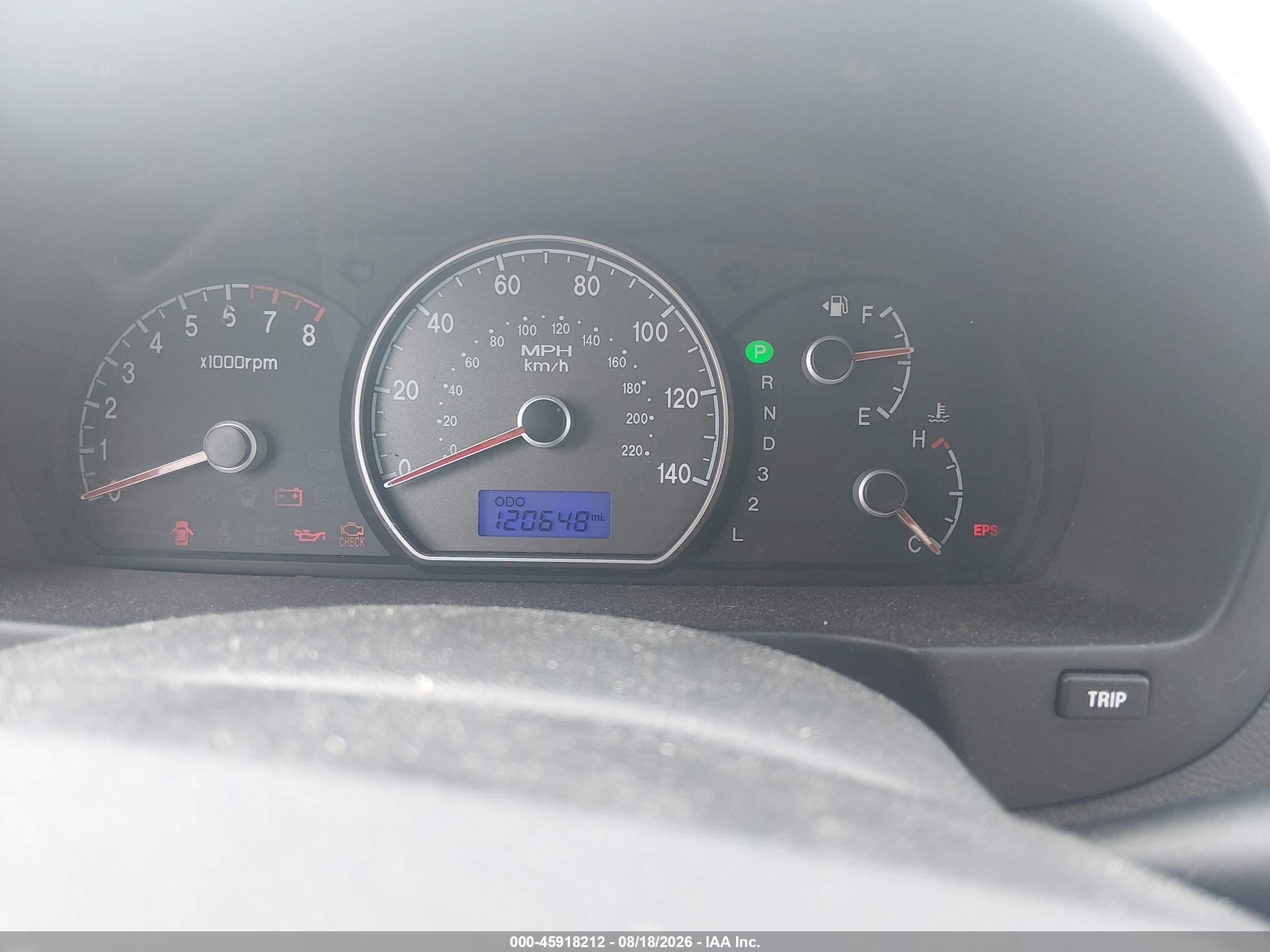 2008 Hyundai Elantra Gls/se Purple vin: KMHDU46D98U286289