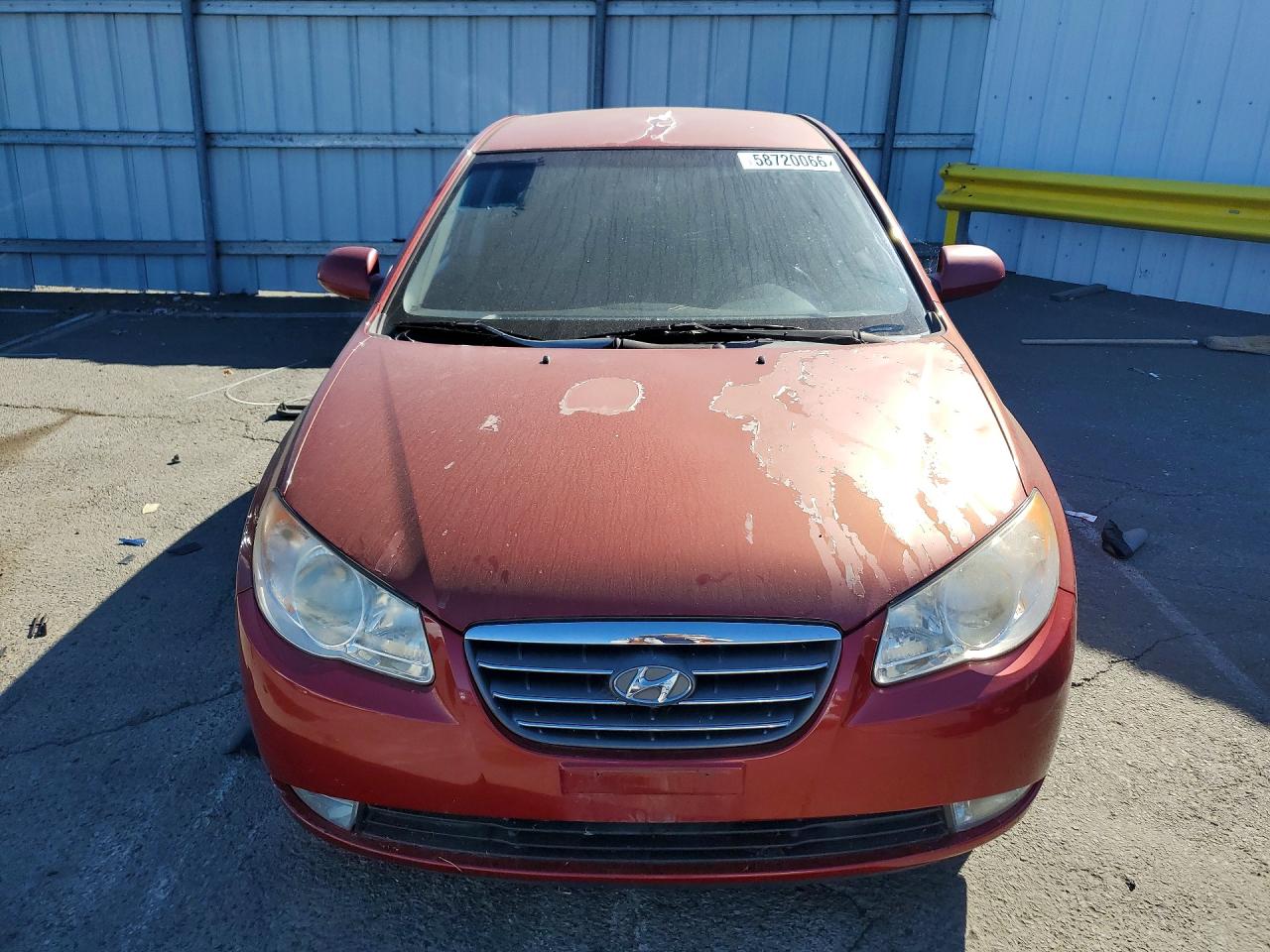 2008 Hyundai Elantra Gls Red vin: KMHDU46D98U305844