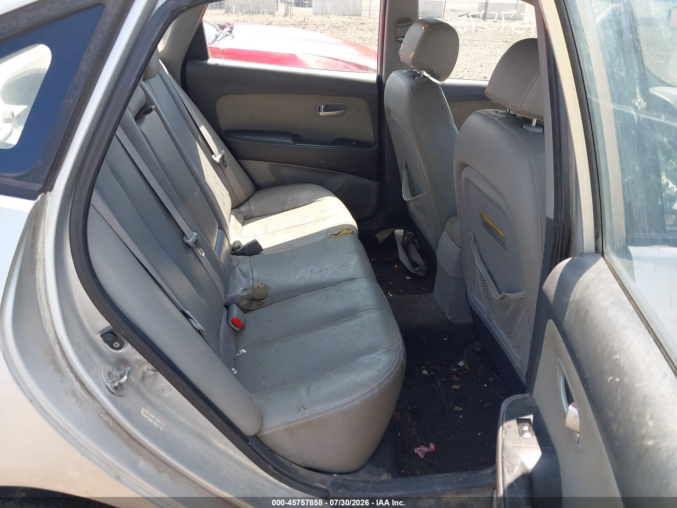 2008 Hyundai Elantra Gls/se Silver vin: KMHDU46D98U334471