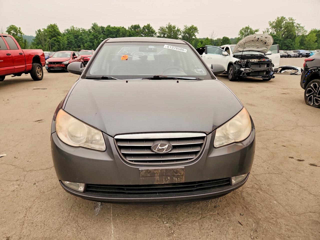 2008 Hyundai Elantra Gls Gray vin: KMHDU46D98U368006
