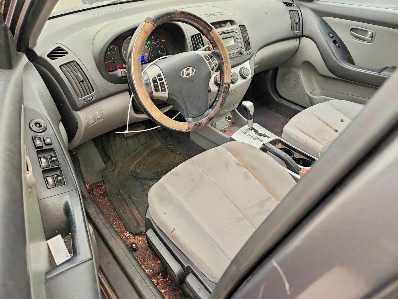 2008 Hyundai Elantra Gls Gray vin: KMHDU46D98U368006
