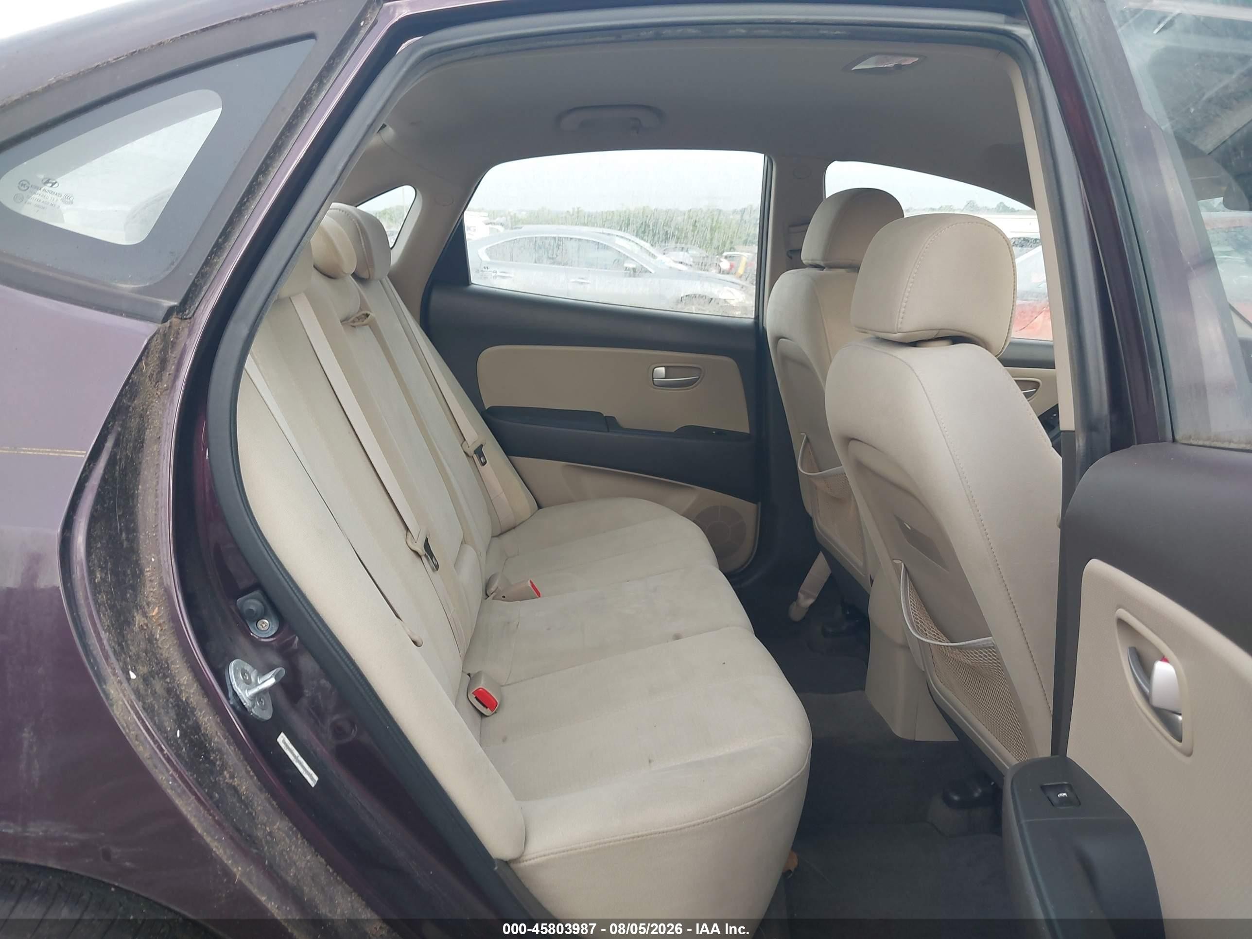 2008 Hyundai Elantra Gls/se Maroon vin: KMHDU46D98U382875