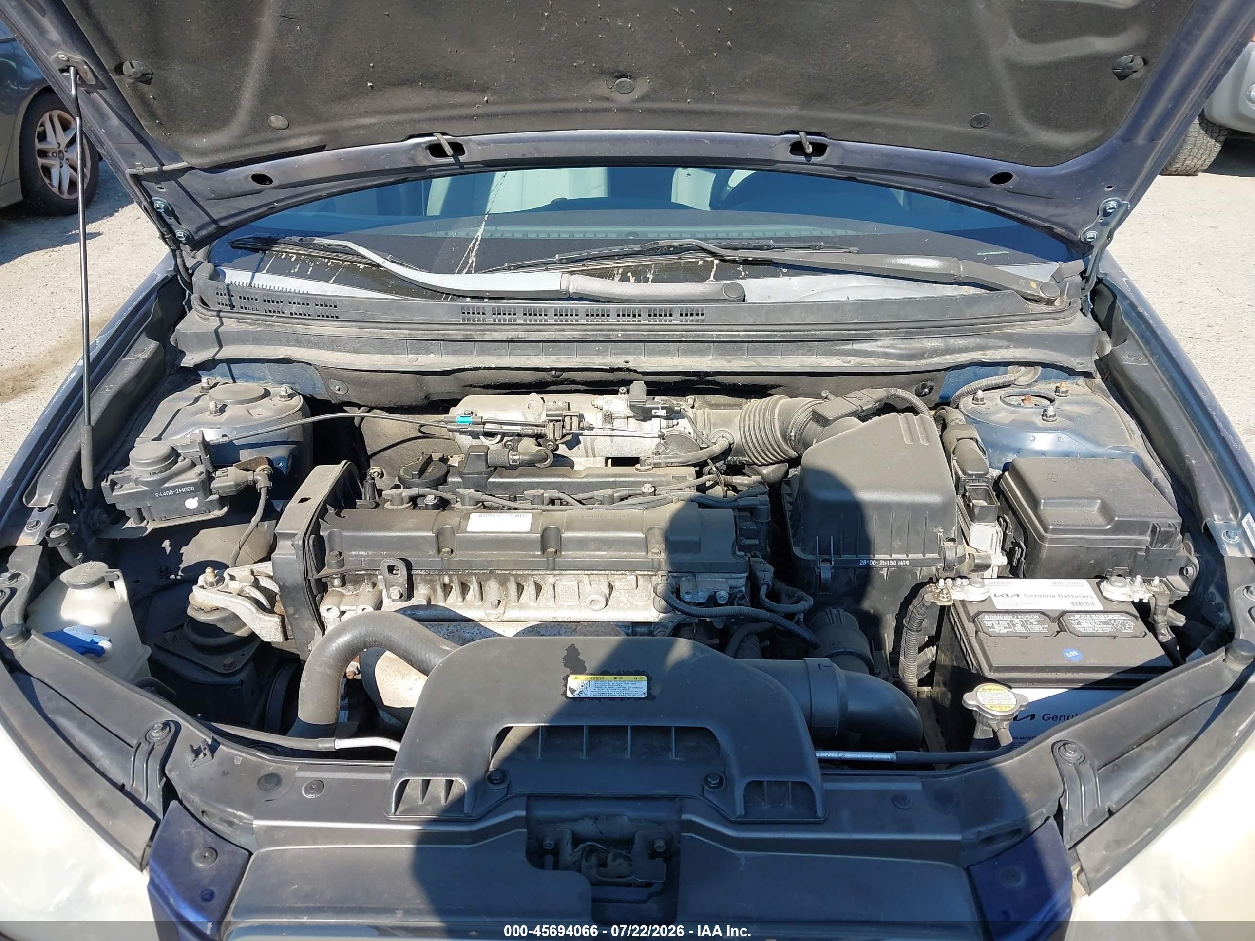 2008 Hyundai Elantra Gls/se Dark Blue vin: KMHDU46D98U464914