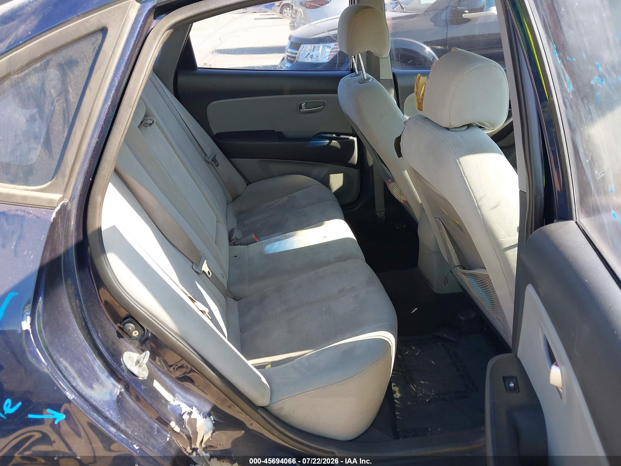 2008 Hyundai Elantra Gls/se Dark Blue vin: KMHDU46D98U464914