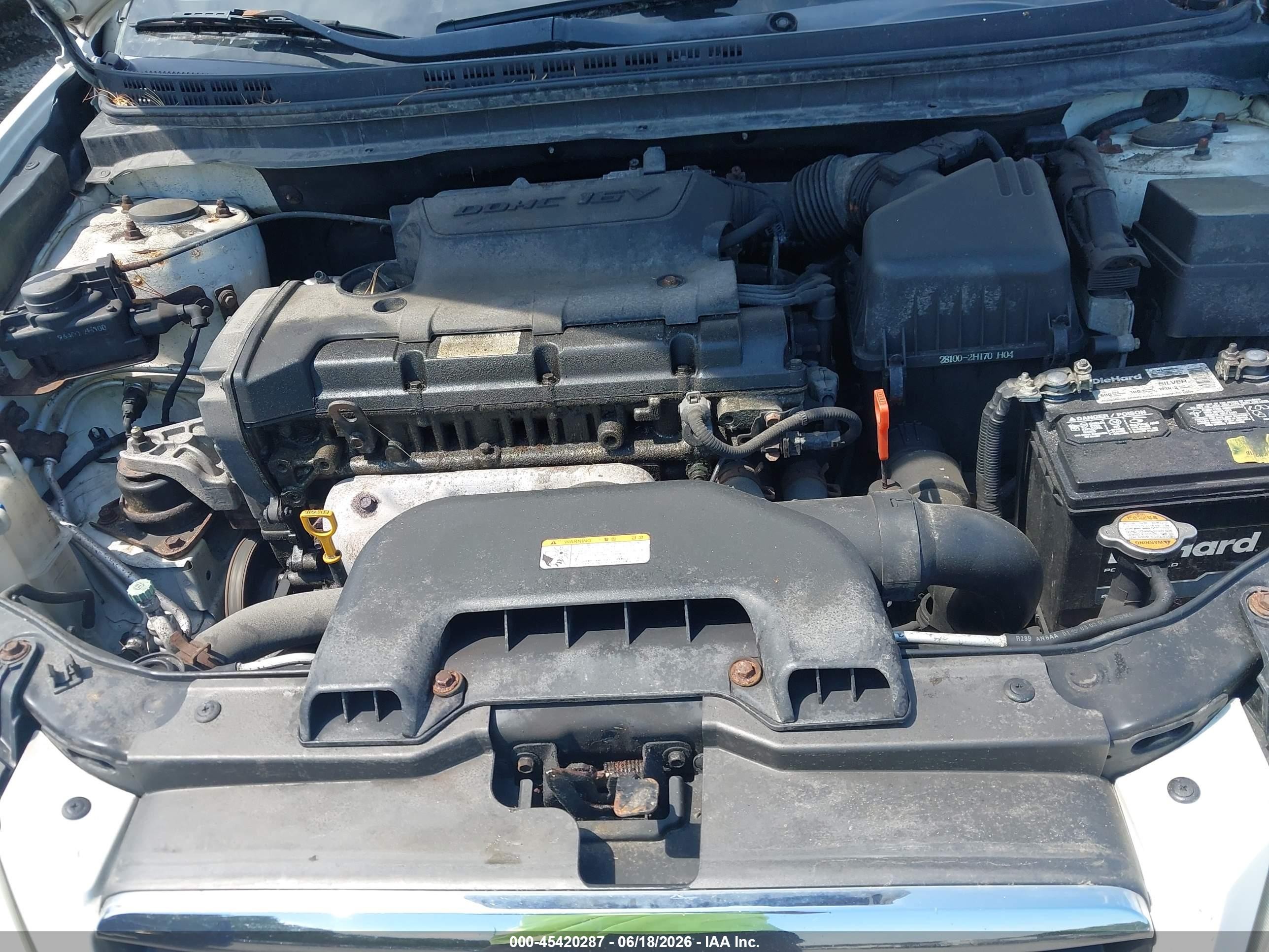 2008 Hyundai Elantra Gls/se White vin: KMHDU46D98U478585