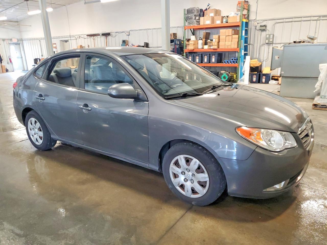2008 Hyundai Elantra Gls Серый vin: KMHDU46D98U484564