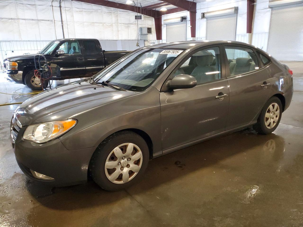 2008 Hyundai Elantra Gls Gray vin: KMHDU46D98U484564