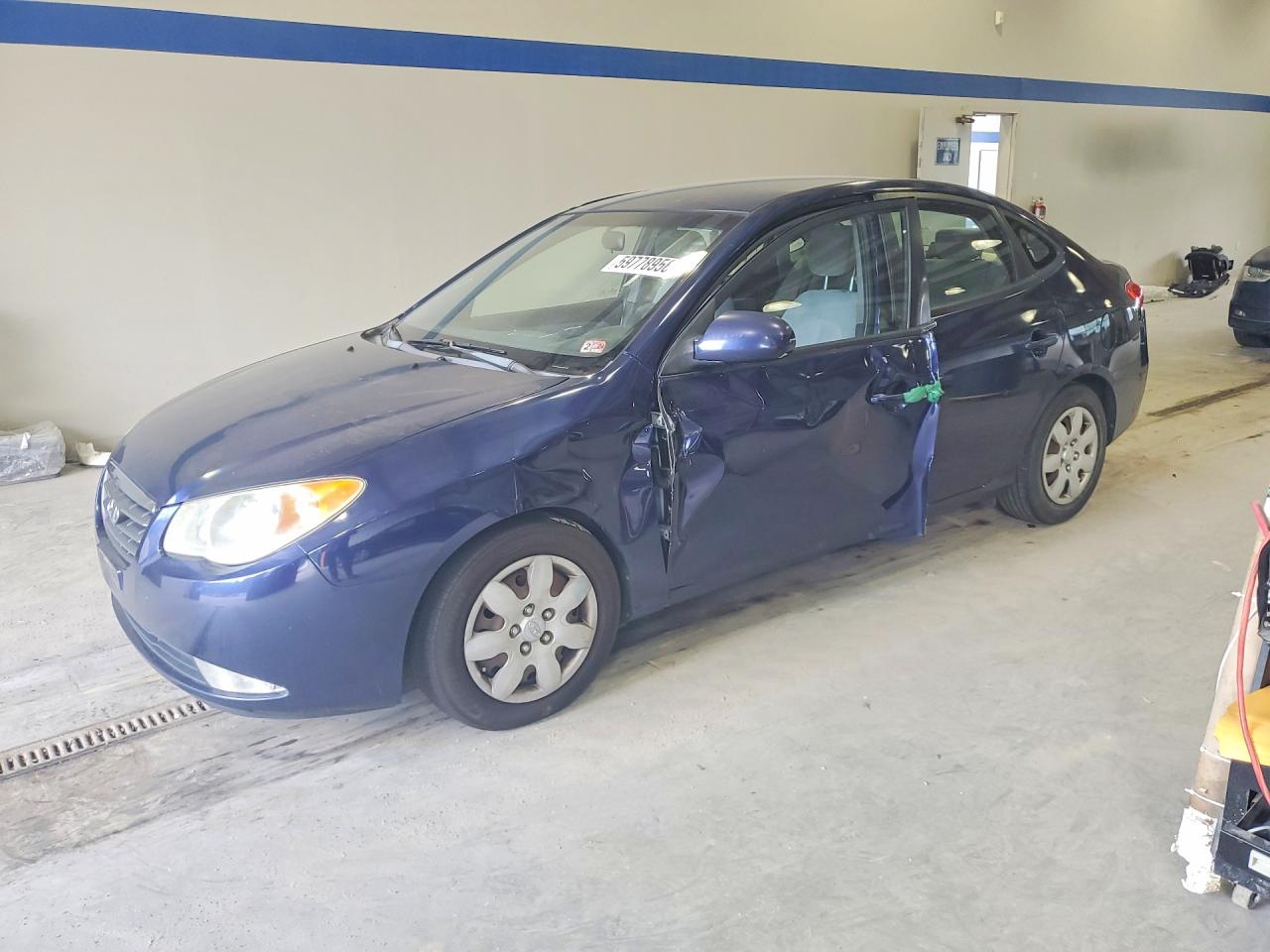 2008 Hyundai Elantra Gls Blue vin: KMHDU46D98U491028