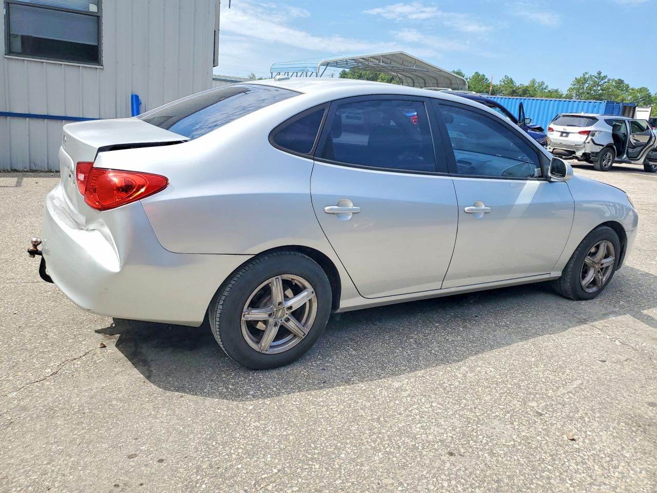 2008 Hyundai Elantra Gls Silver vin: KMHDU46D98U534959