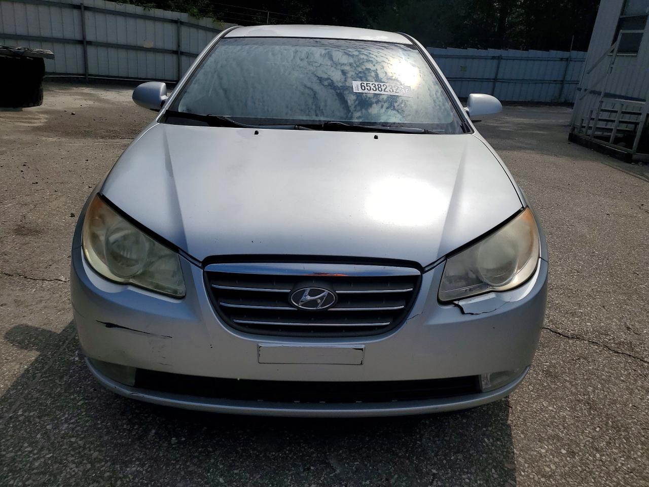 2008 Hyundai Elantra Gls Silver vin: KMHDU46D98U534959