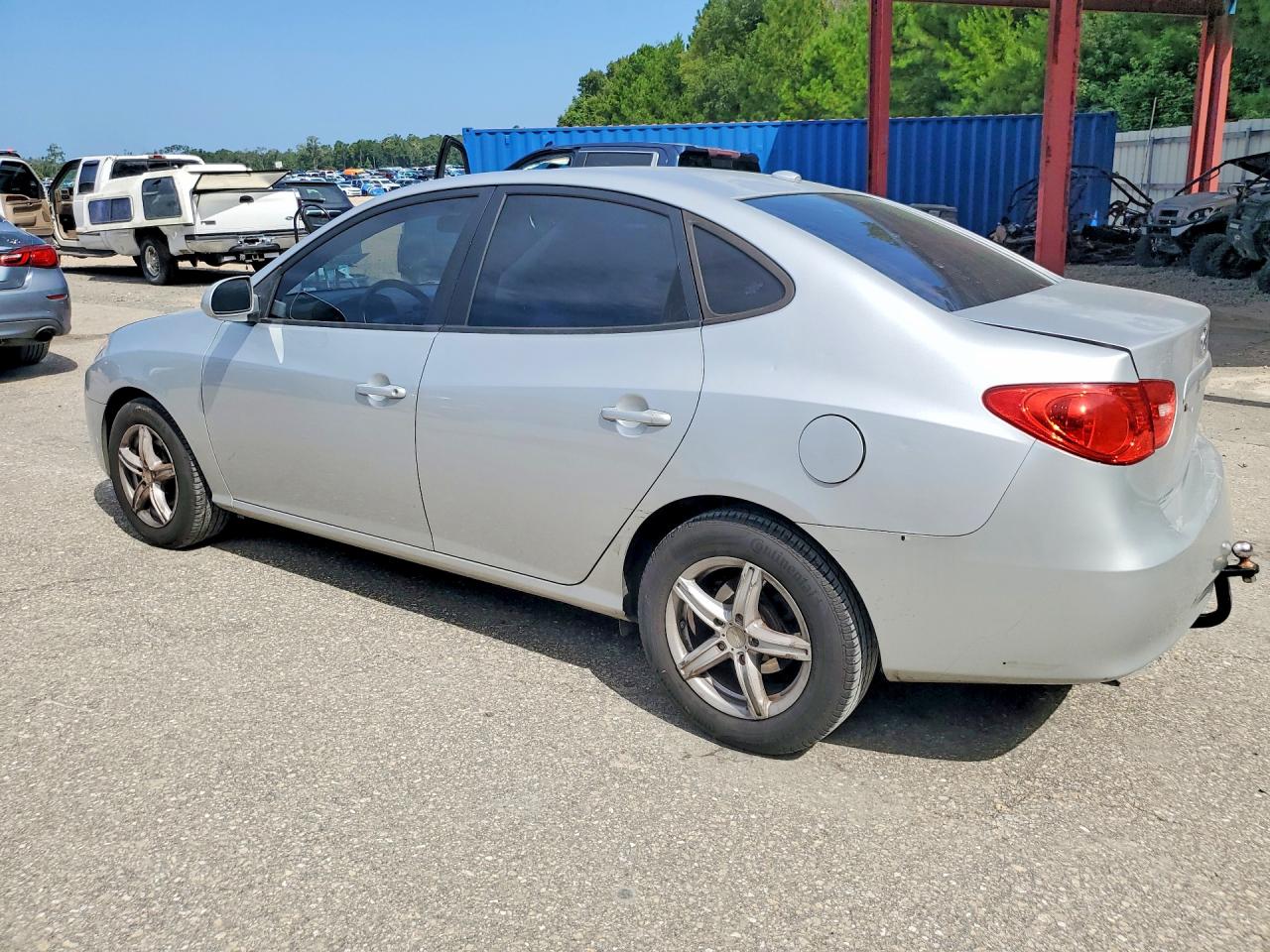 2008 Hyundai Elantra Gls Silver vin: KMHDU46D98U534959