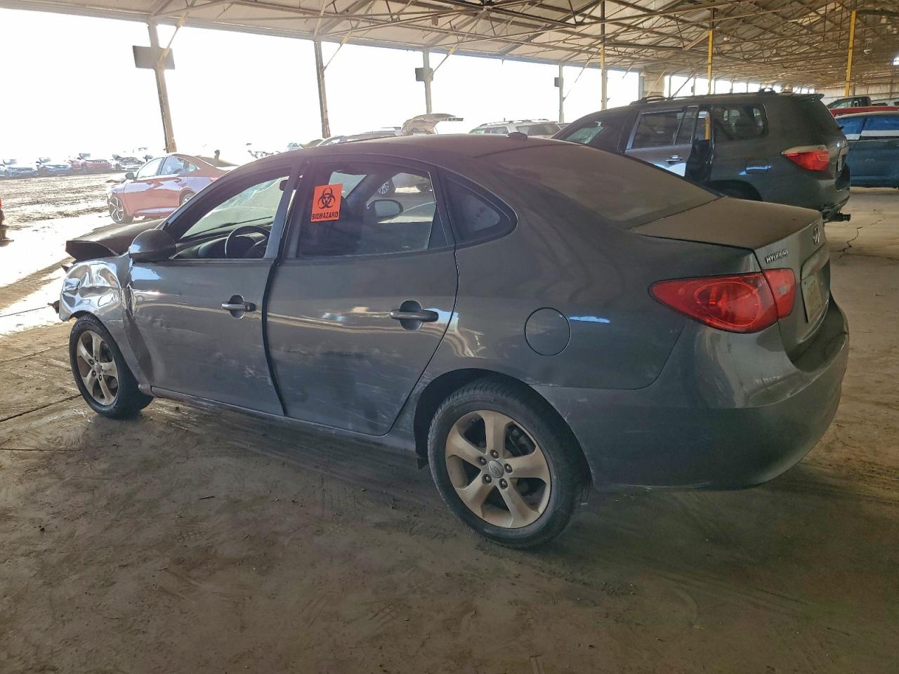 2009 Hyundai Elantra Gls Gray vin: KMHDU46D99U602078