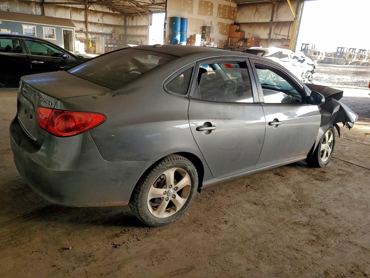 2009 Hyundai Elantra Gls Gray vin: KMHDU46D99U602078
