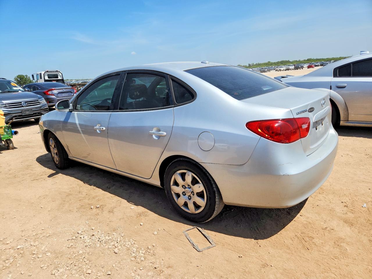 2009 Hyundai Elantra Gls Silver vin: KMHDU46D99U618619