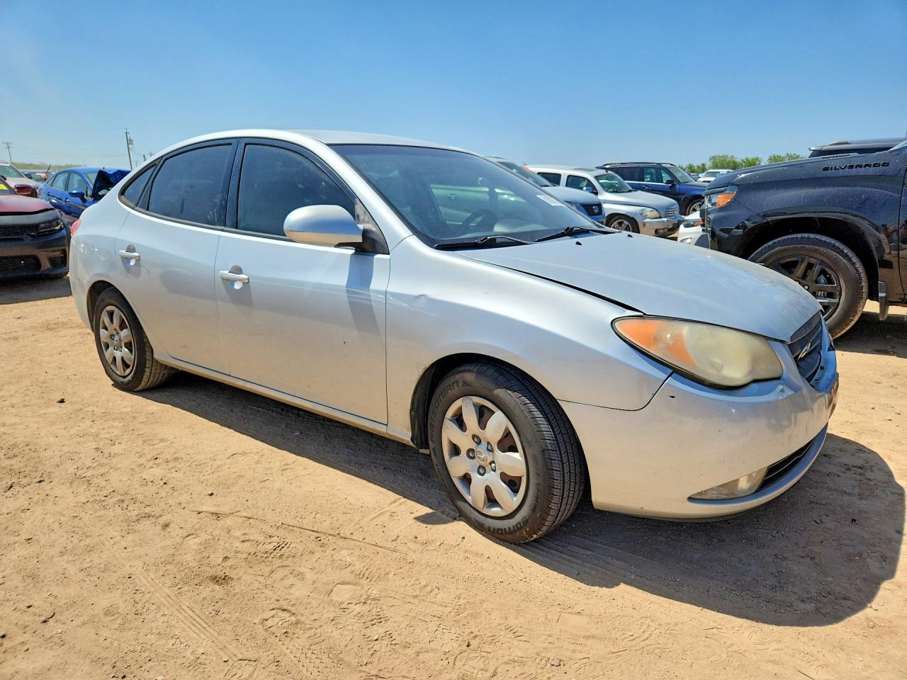 2009 Hyundai Elantra Gls Silver vin: KMHDU46D99U618619