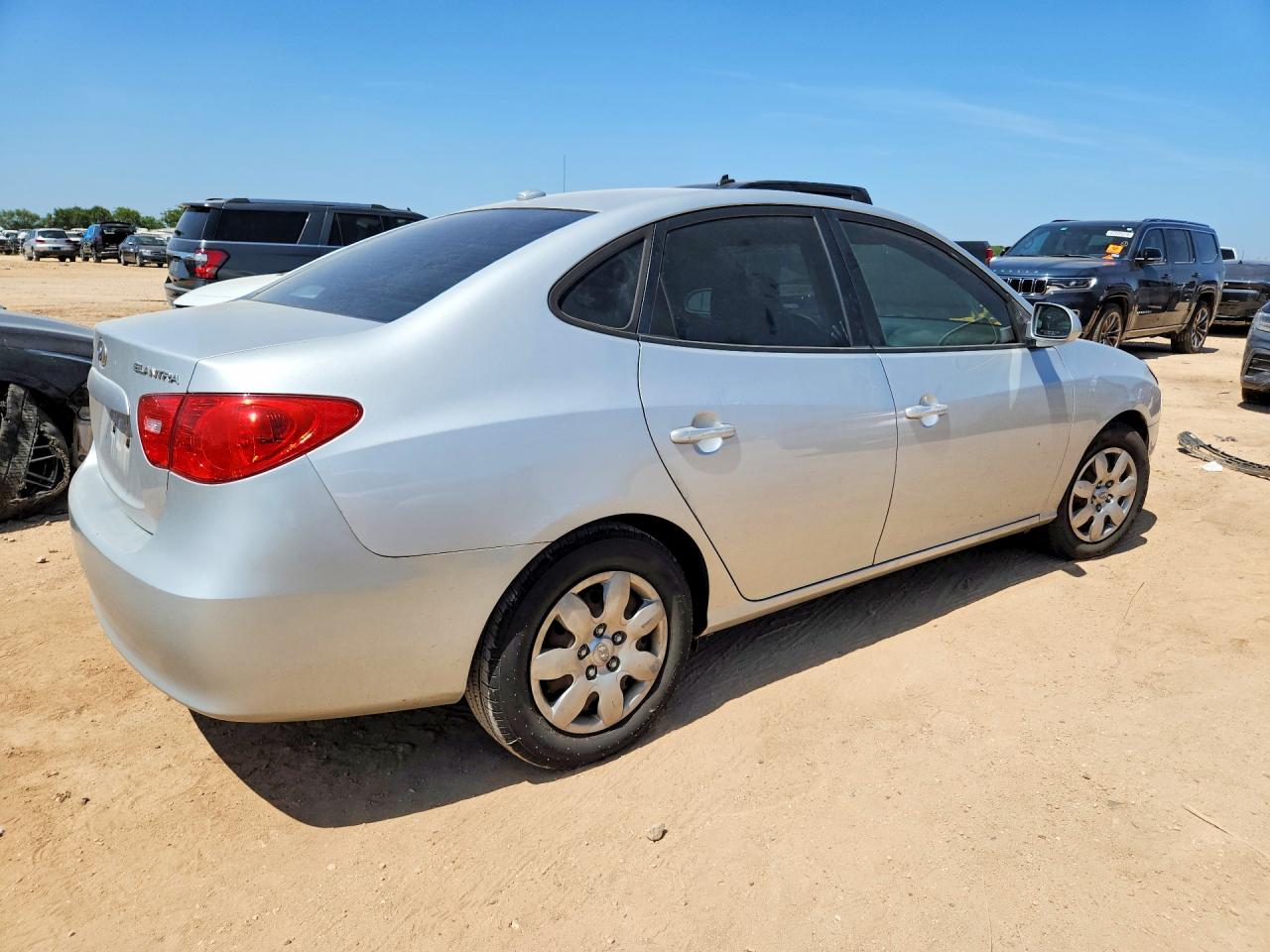 2009 Hyundai Elantra Gls Silver vin: KMHDU46D99U618619