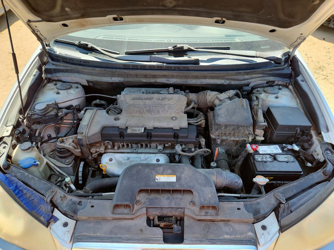 2009 Hyundai Elantra Gls Silver vin: KMHDU46D99U618619