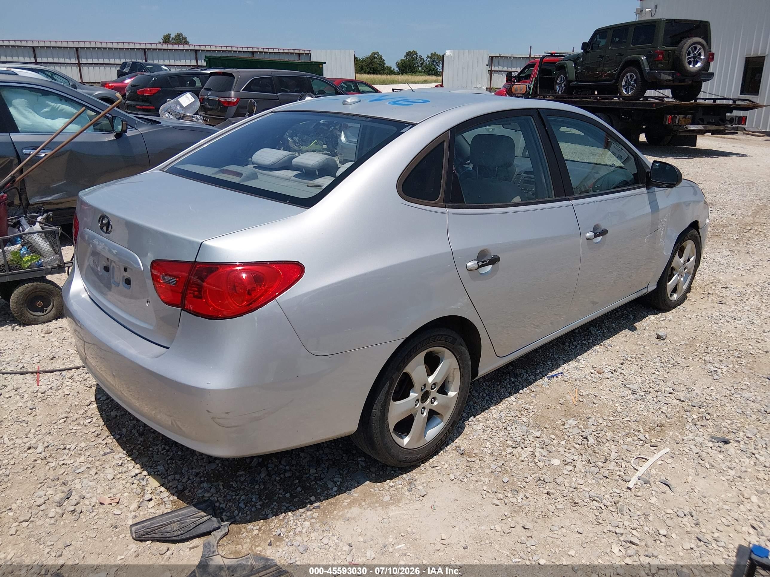 2009 Hyundai Elantra Se Silver vin: KMHDU46D99U631001