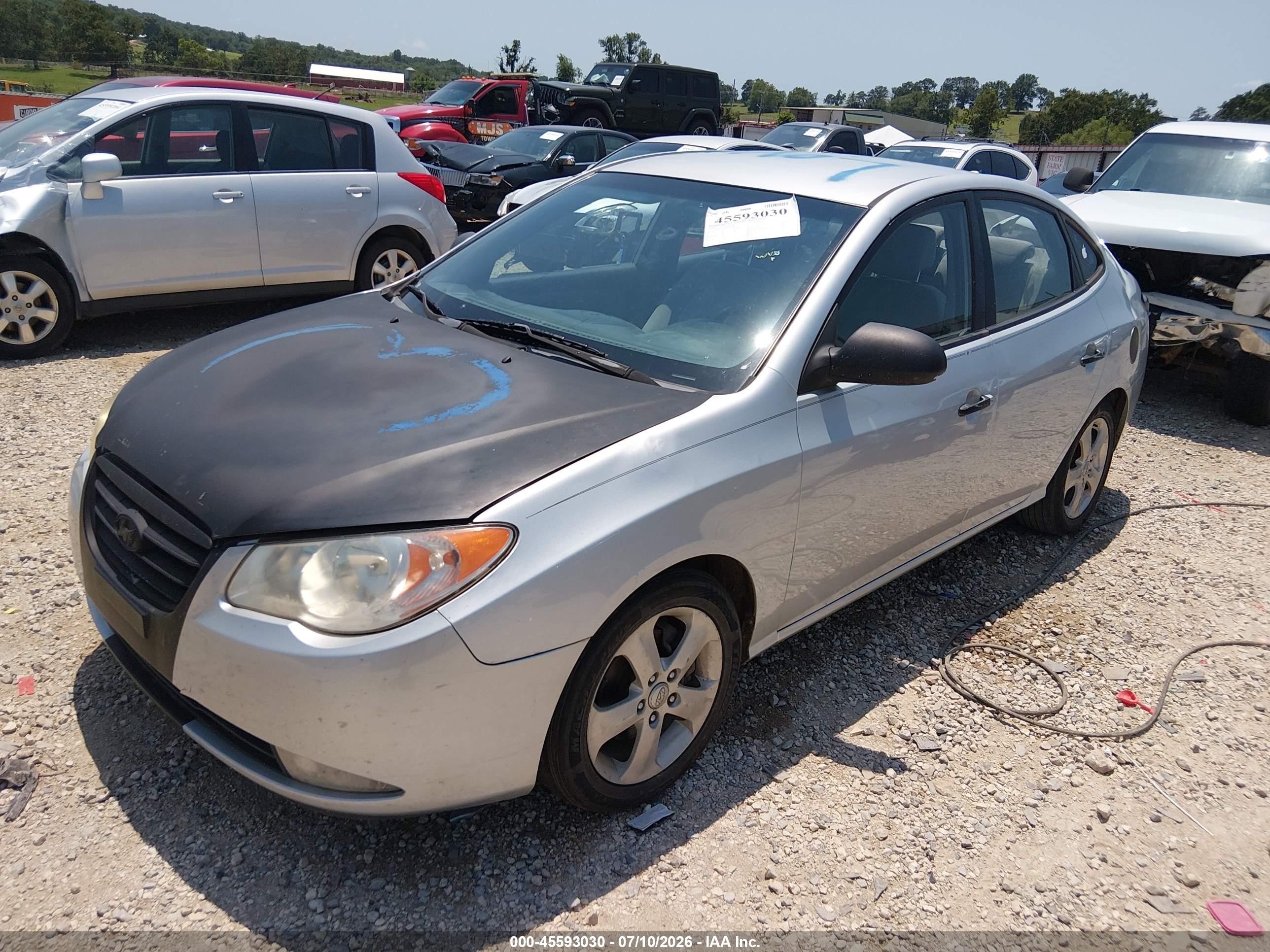 2009 Hyundai Elantra Se Silver vin: KMHDU46D99U631001
