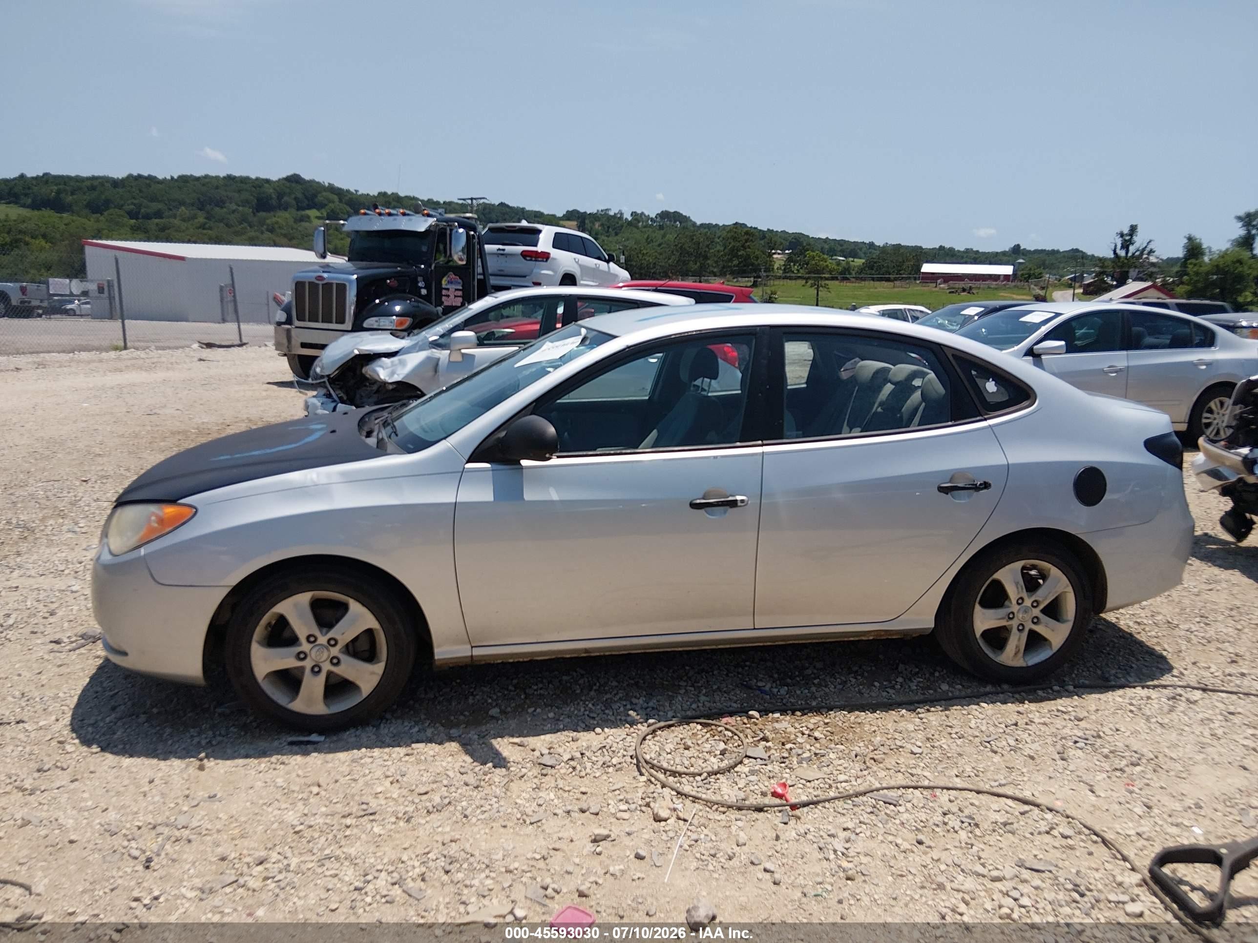 2009 Hyundai Elantra Se Silver vin: KMHDU46D99U631001