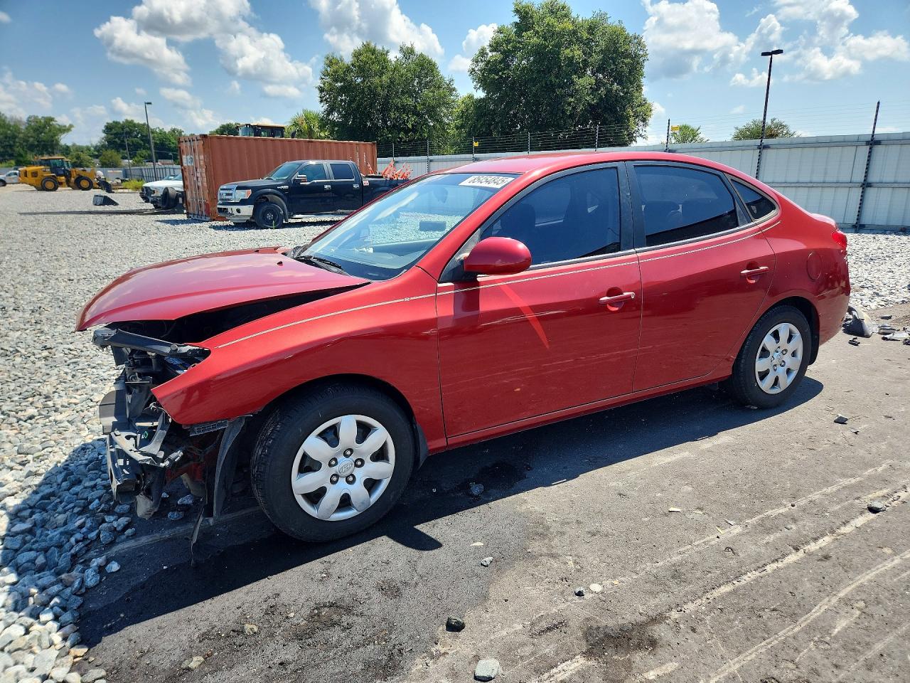 2009 Hyundai Elantra Gls Red vin: KMHDU46D99U640166