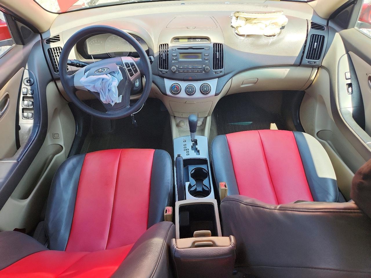 2009 Hyundai Elantra Gls Red vin: KMHDU46D99U640166