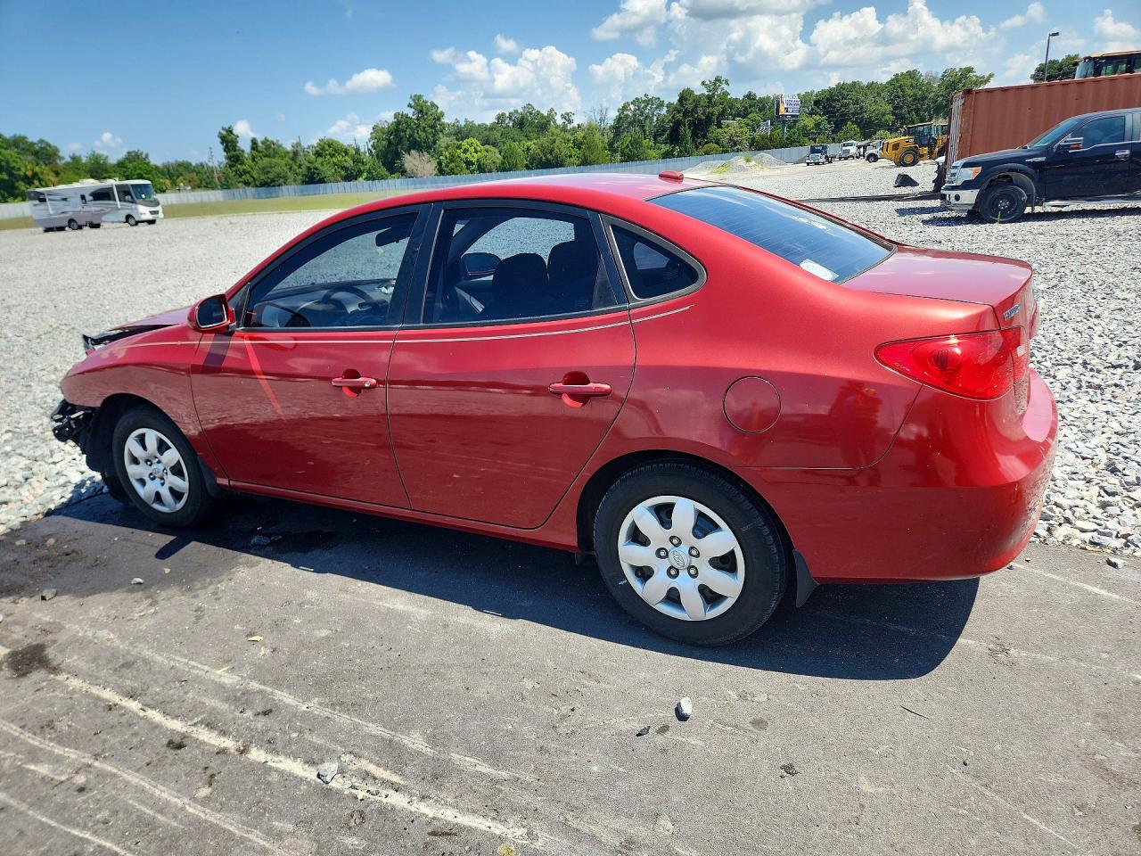 2009 Hyundai Elantra Gls Red vin: KMHDU46D99U640166