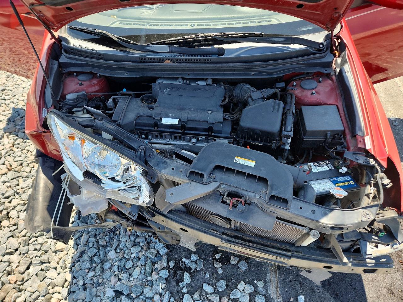 2009 Hyundai Elantra Gls Red vin: KMHDU46D99U640166