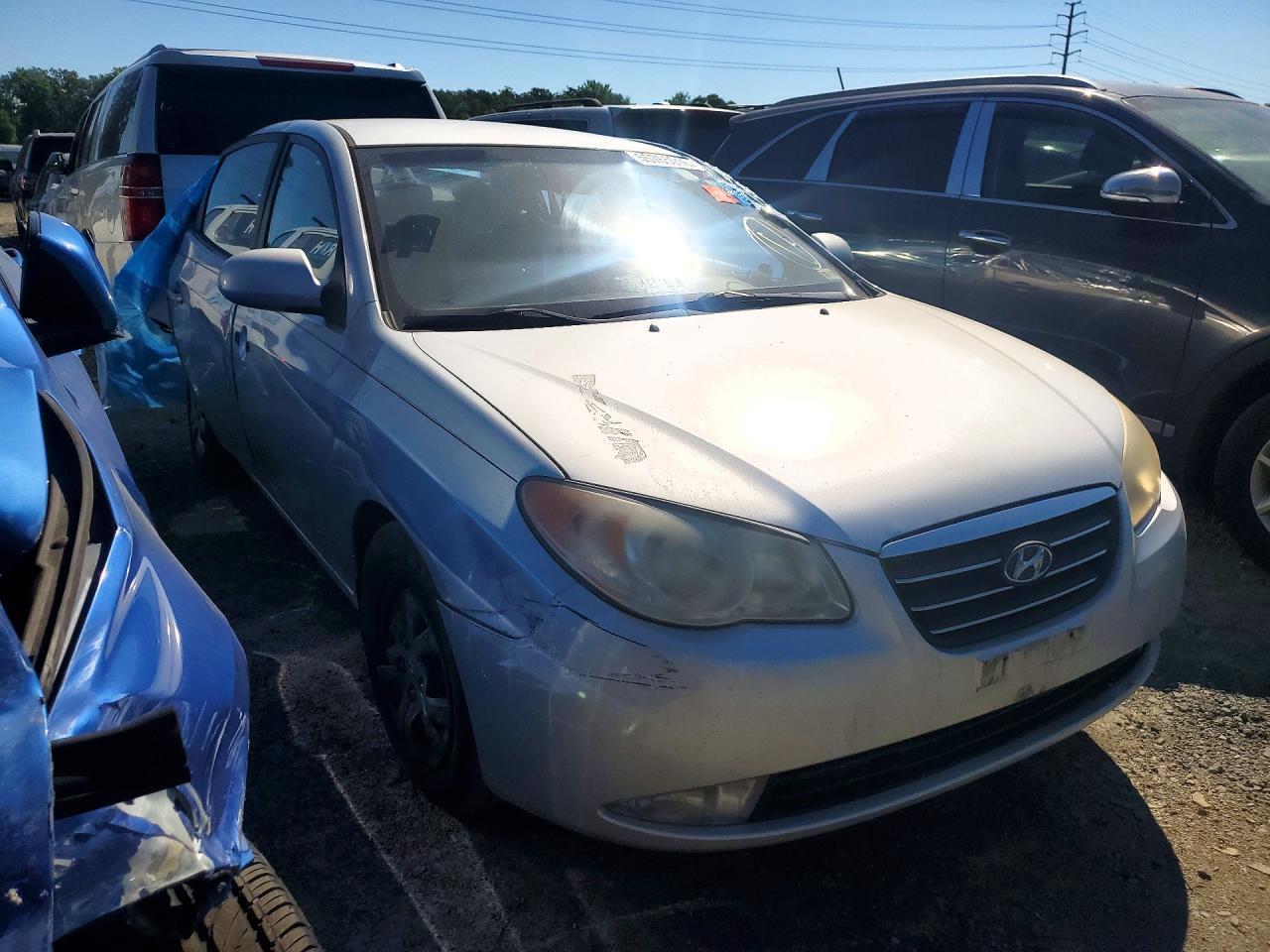 2009 Hyundai Elantra Gls Silver vin: KMHDU46D99U699329