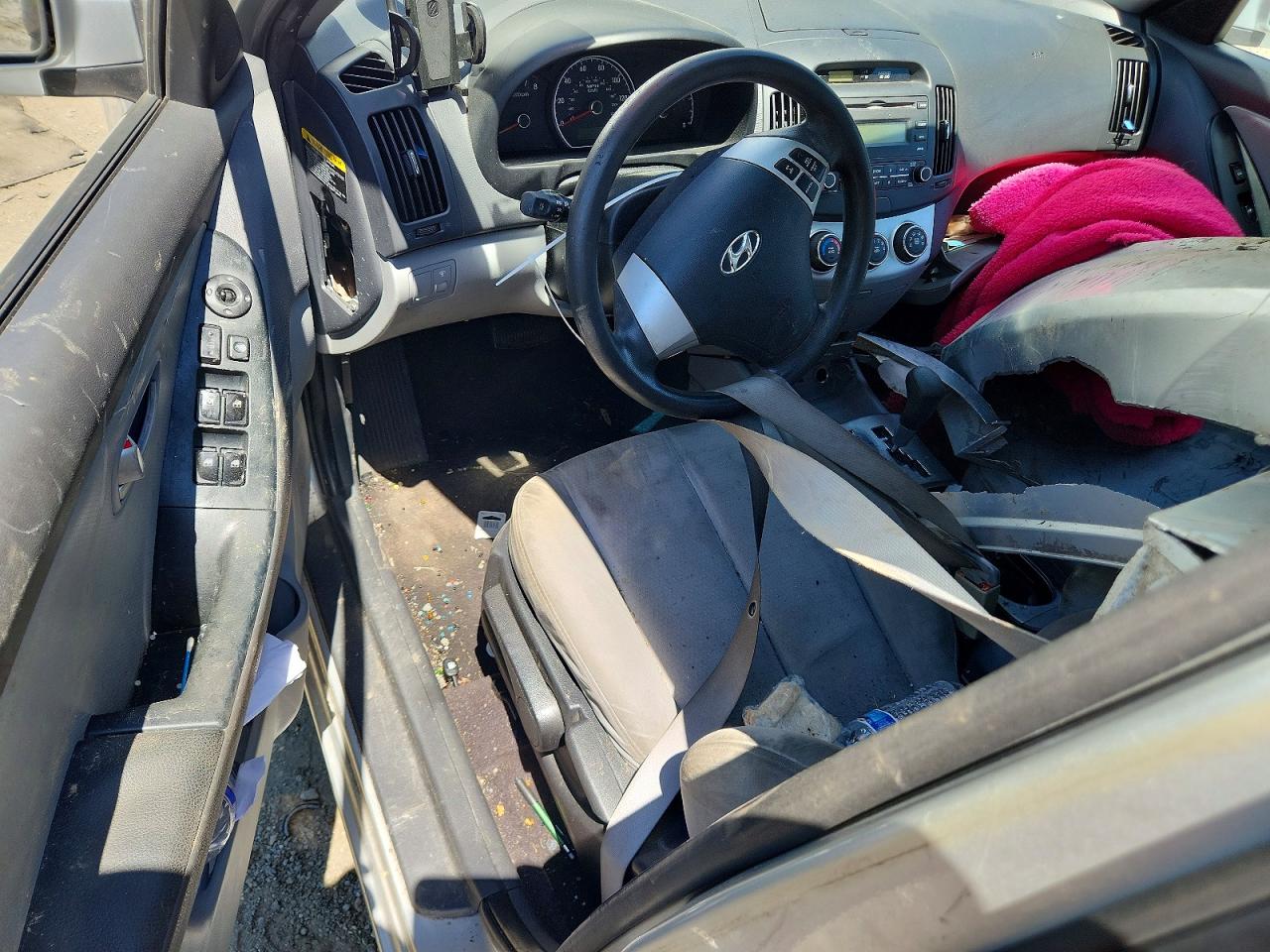 2009 Hyundai Elantra Gls Silver vin: KMHDU46D99U699329