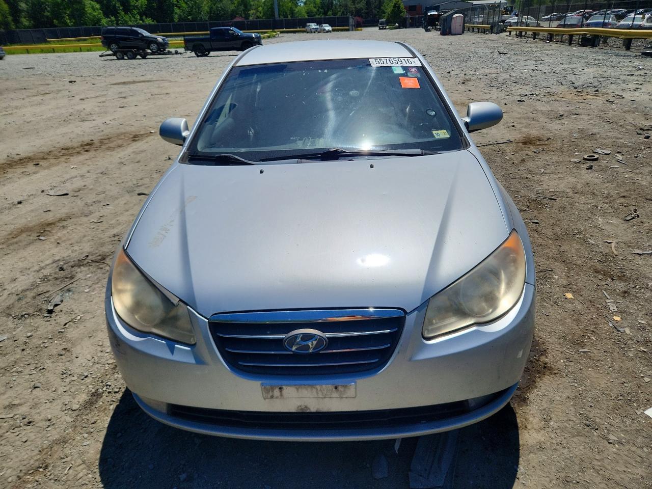 2009 Hyundai Elantra Gls Silver vin: KMHDU46D99U699329