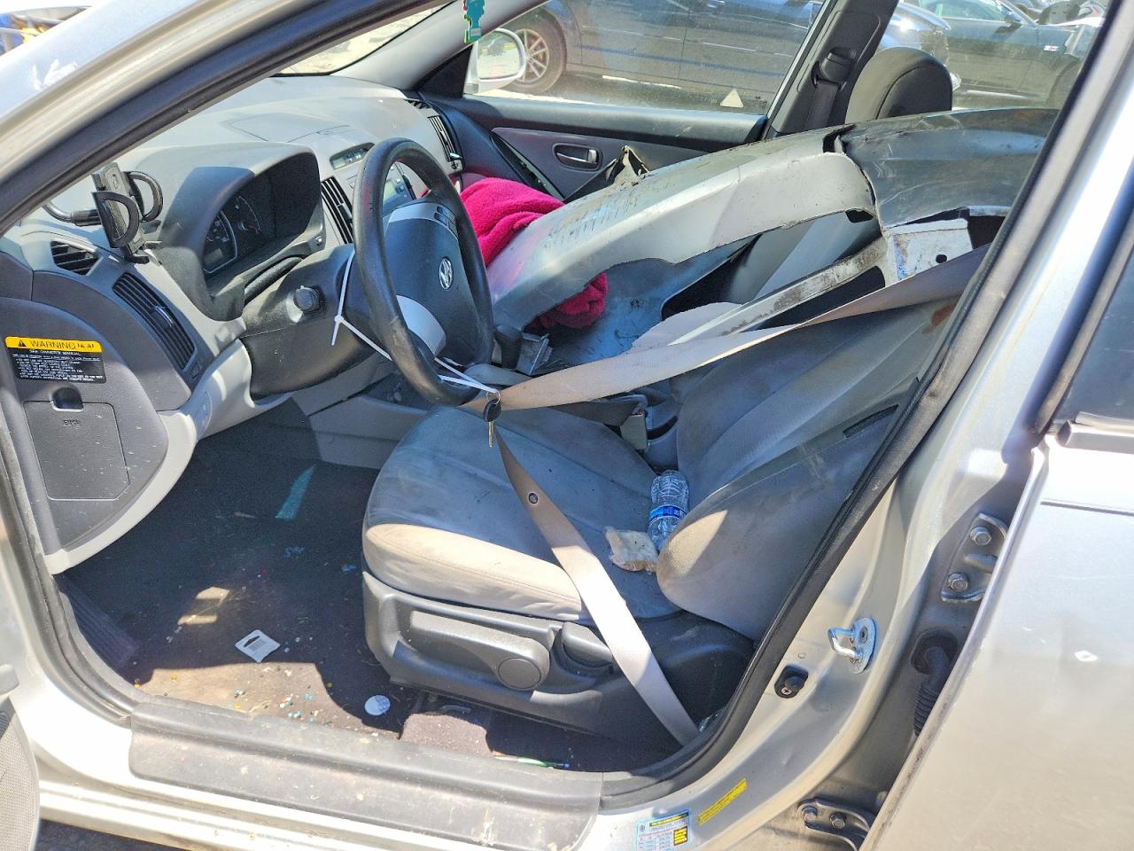 2009 Hyundai Elantra Gls Silver vin: KMHDU46D99U699329